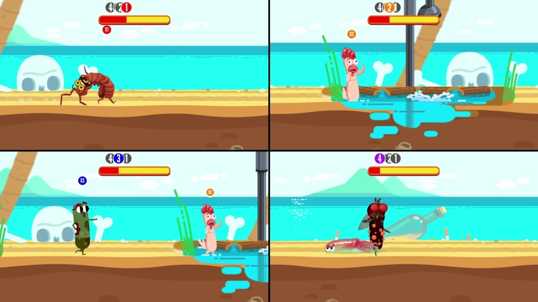 Screenshot for Run Sausage Run: Coins, Bugs and Chicken