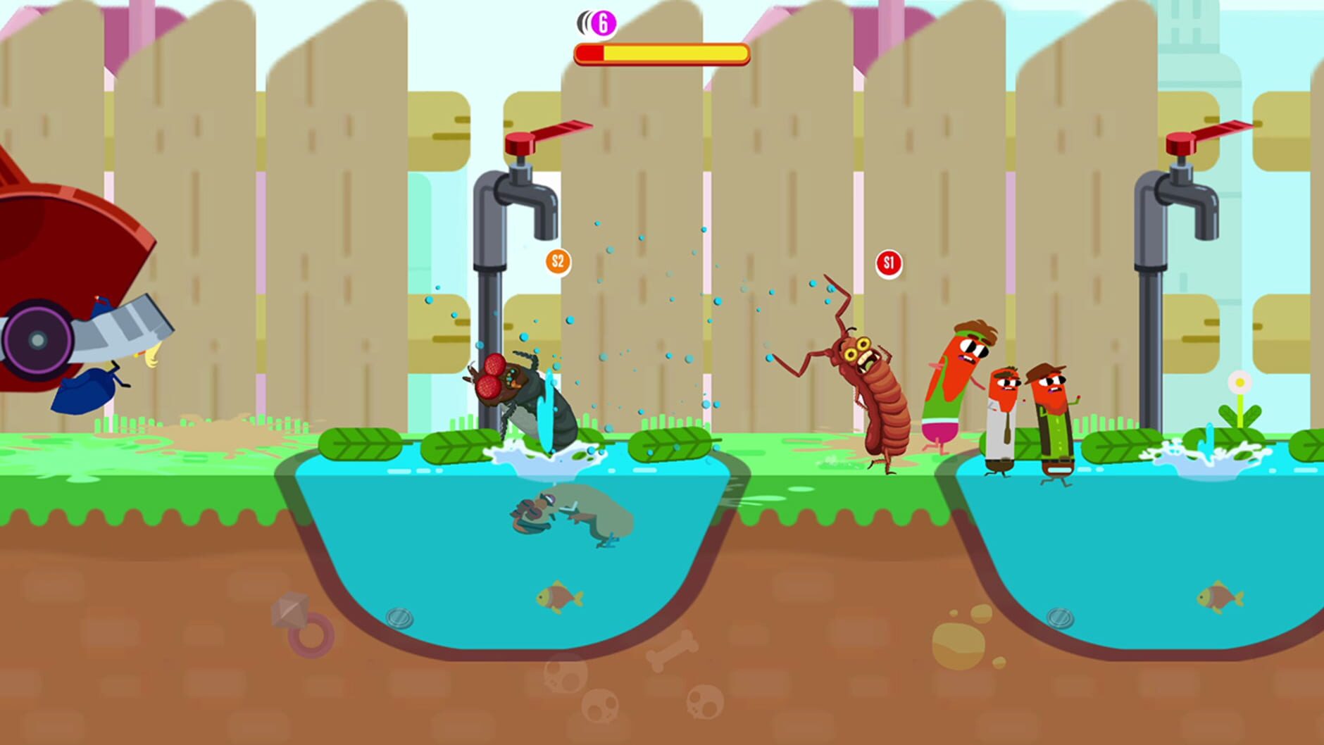 Screenshot for Run Sausage Run: Coins, Bugs and Chicken