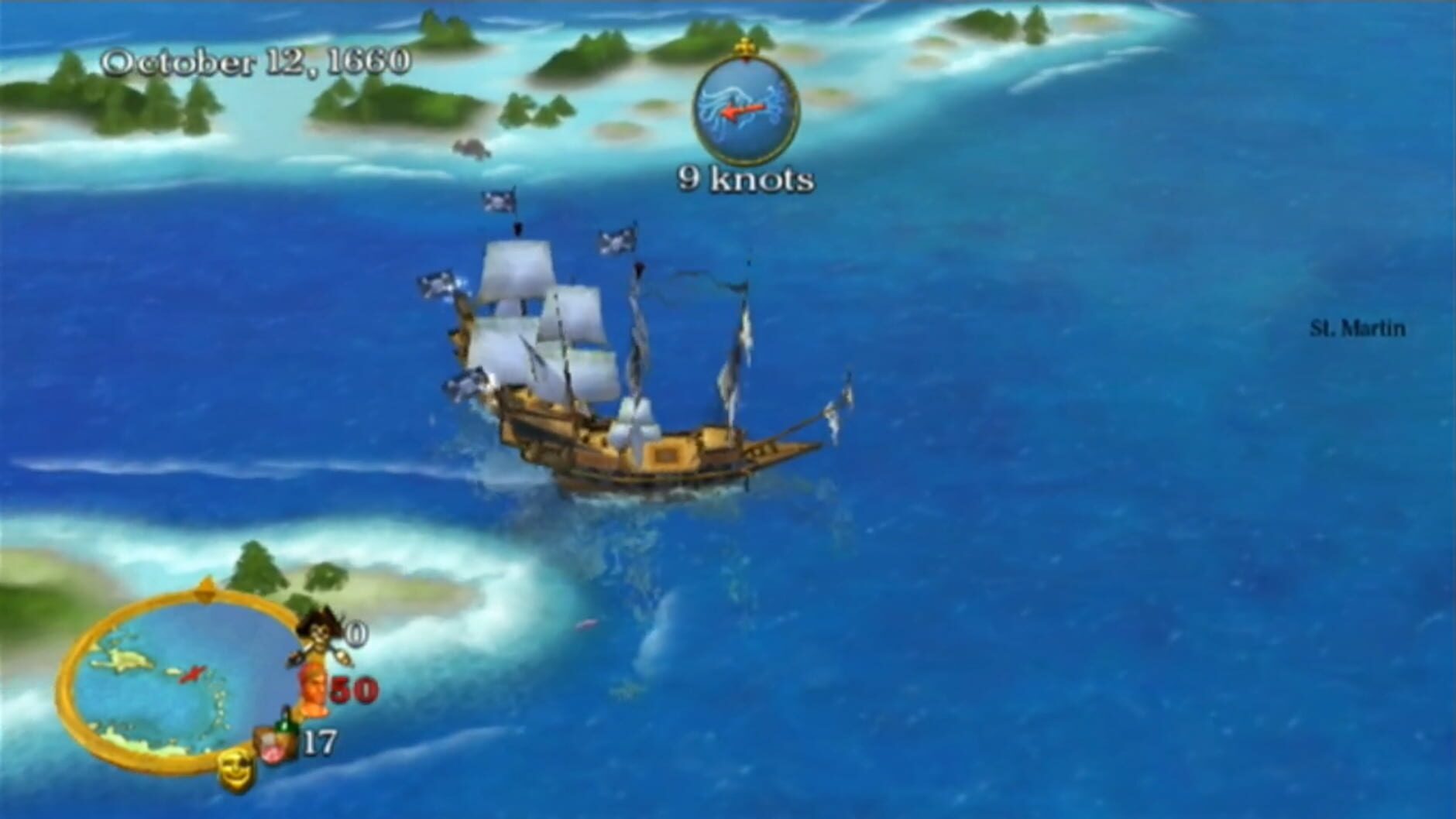 Screenshot for Sid Meier's Pirates!