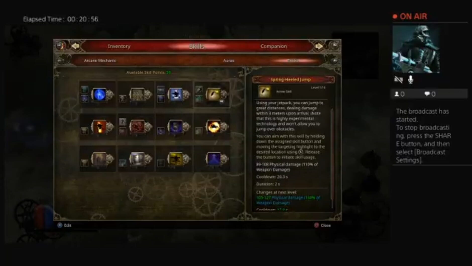 Screenshot for The Incredible Adventures of Van Helsing: Arcane Mechanic