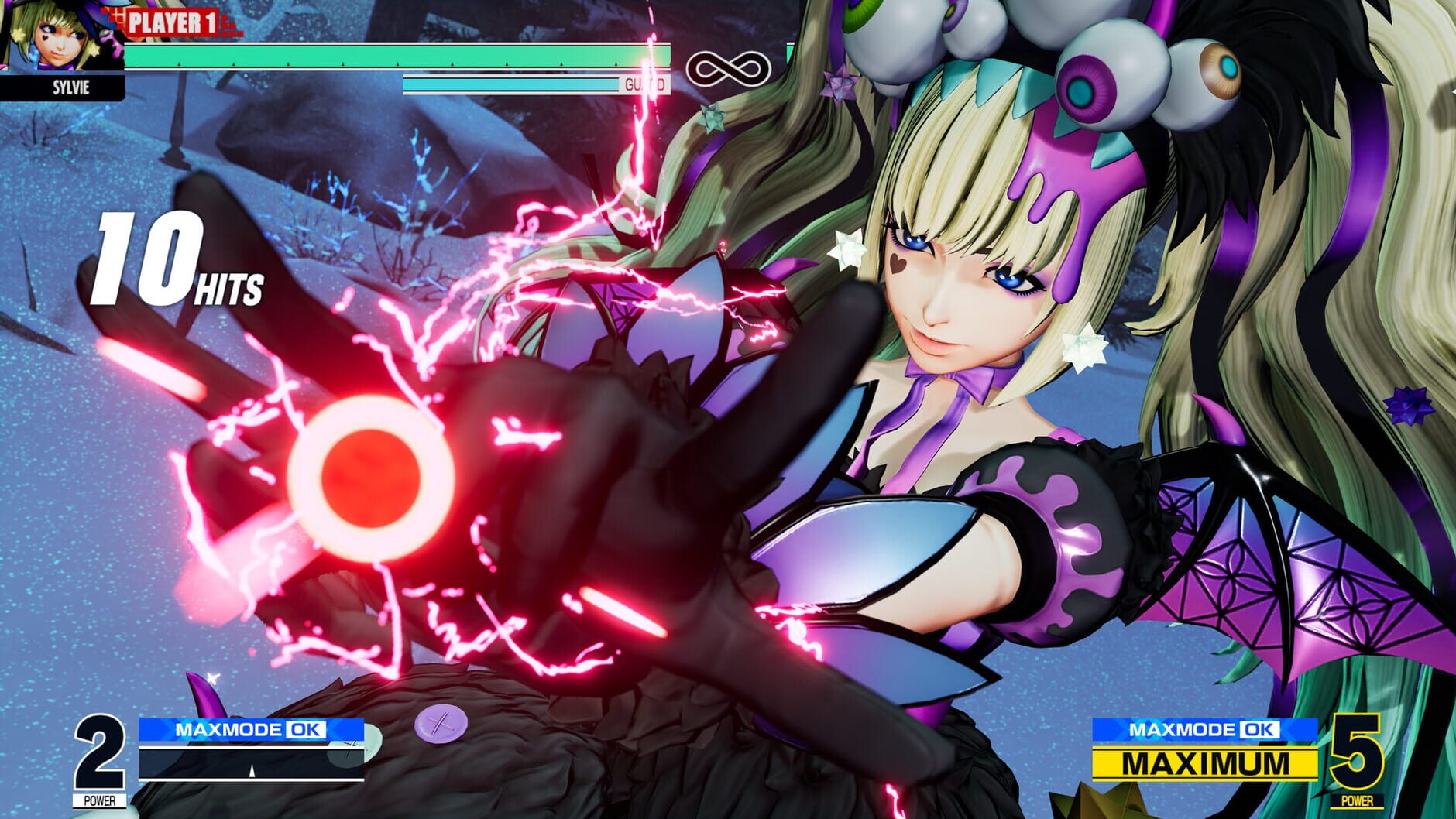 Screenshot for The King of Fighters XV: Character "Sylvie Paula Paula"