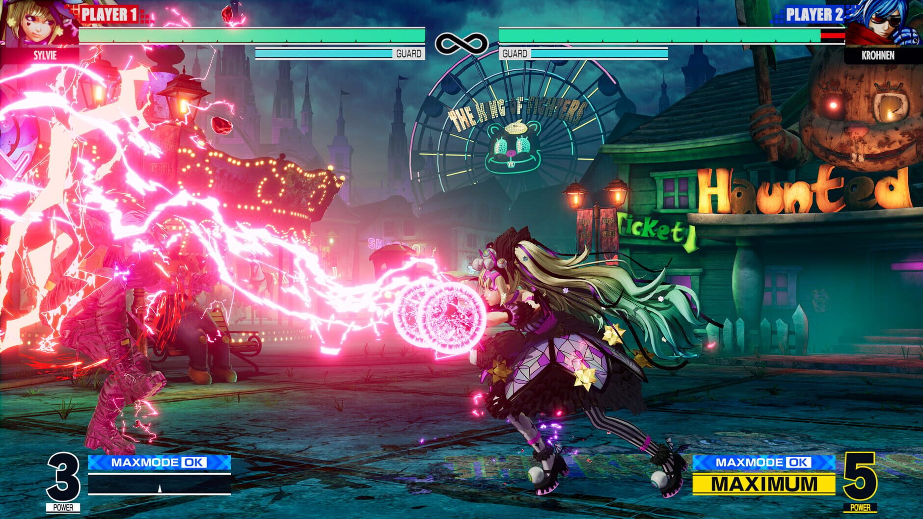Screenshot for The King of Fighters XV: Character "Sylvie Paula Paula"