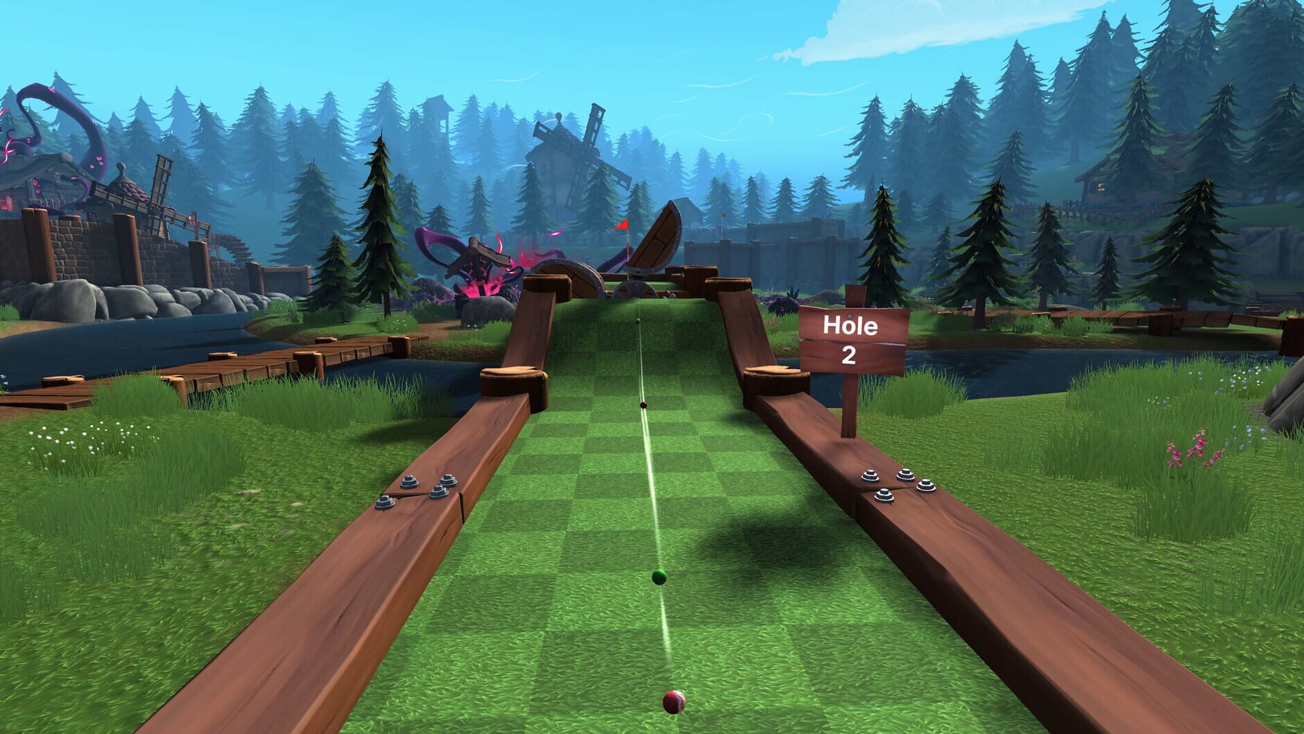 Screenshot for Golf With Your Friends: Corrupted Forest Course