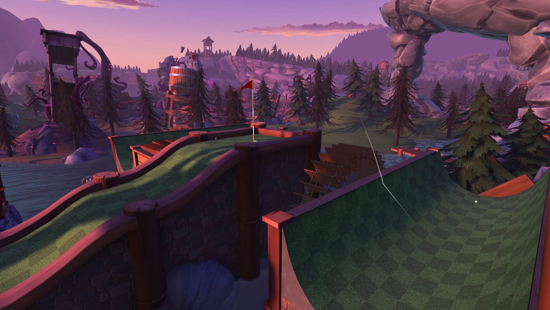 Screenshot for Golf With Your Friends: Corrupted Forest Course
