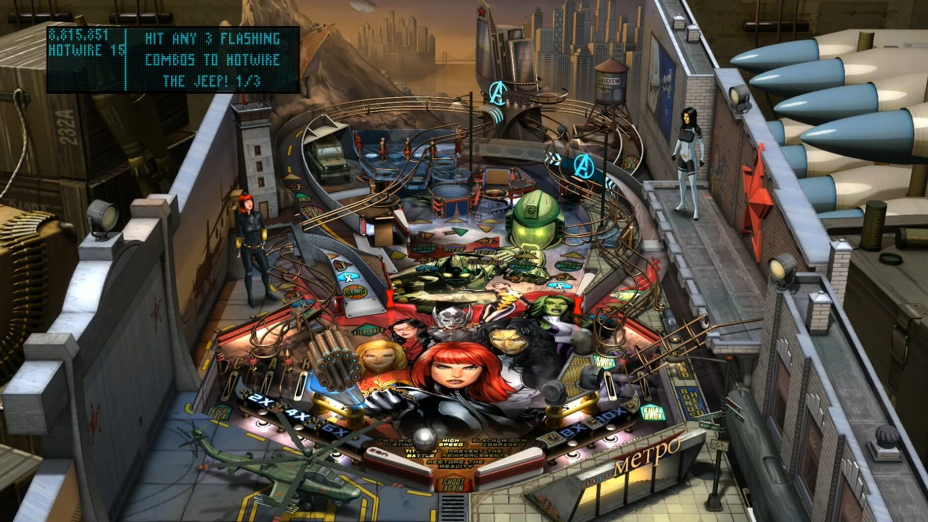 Screenshot for Pinball FX2: Marvel's Women of Power