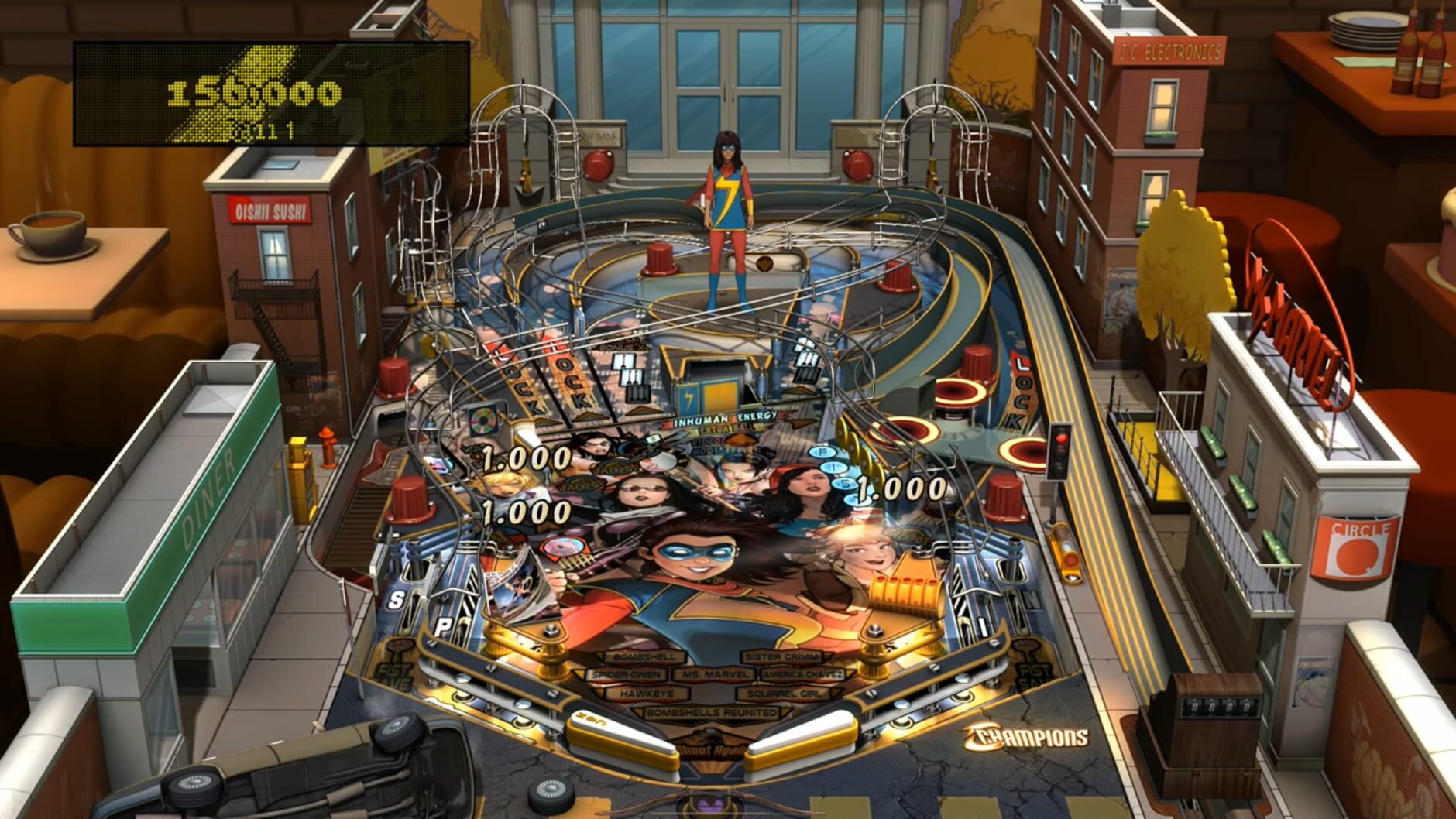 Screenshot for Pinball FX2: Marvel's Women of Power