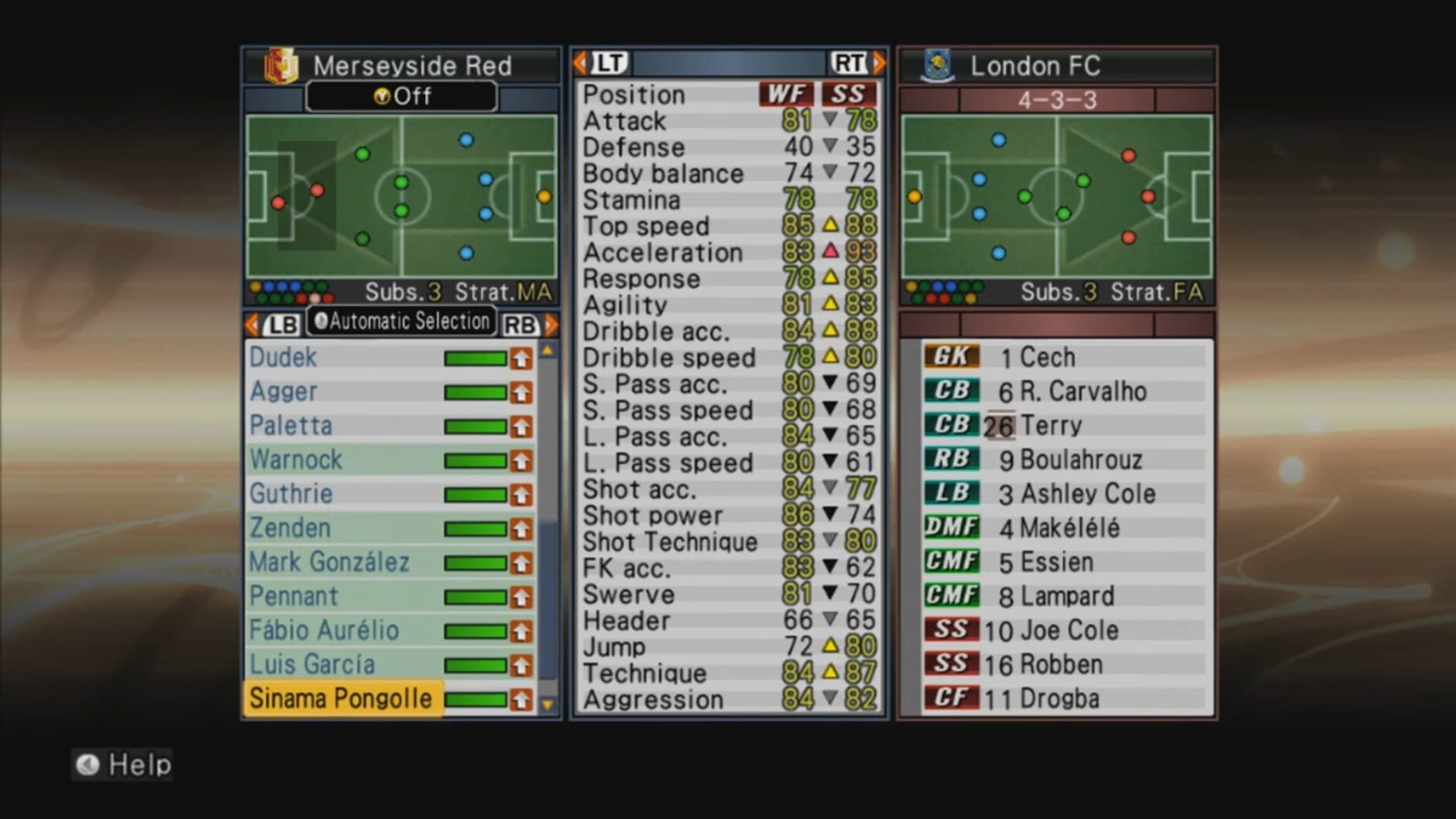 Screenshot for Winning Eleven: Pro Evolution Soccer 2007