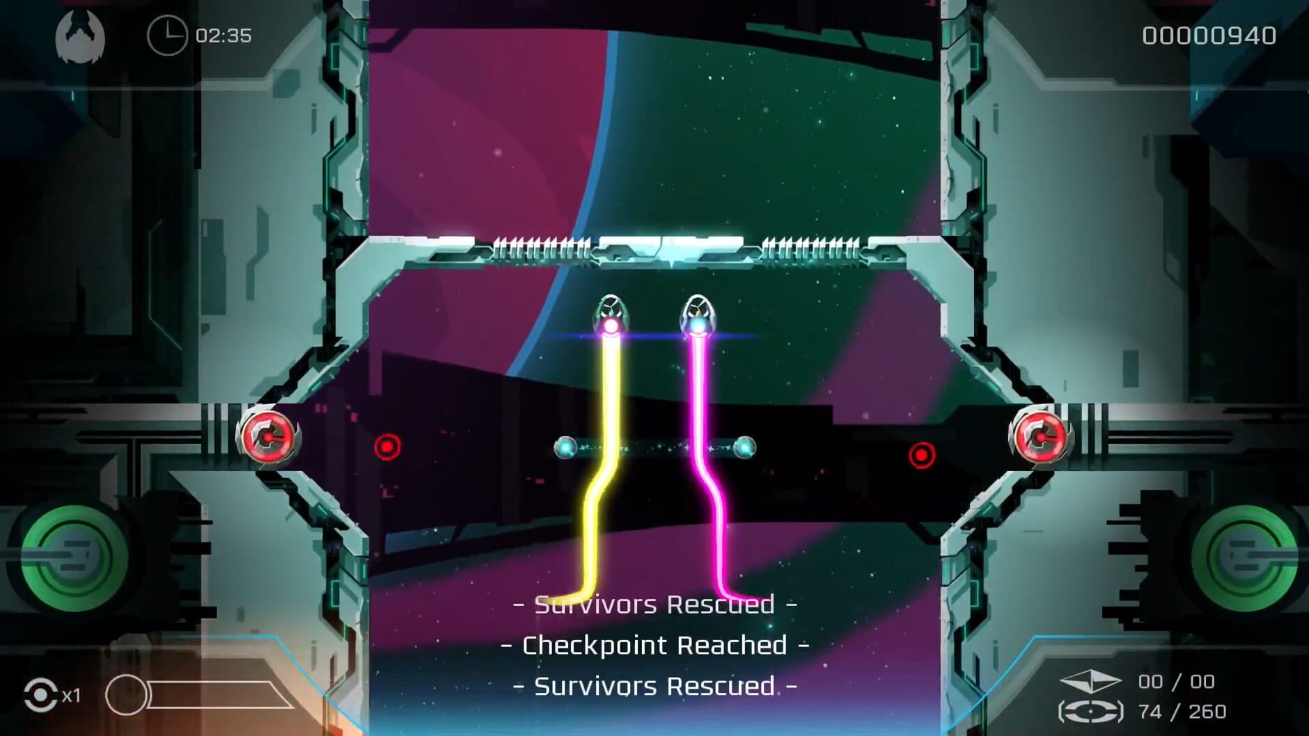 Screenshot for Velocity 2X: Dual Core DLC Pack
