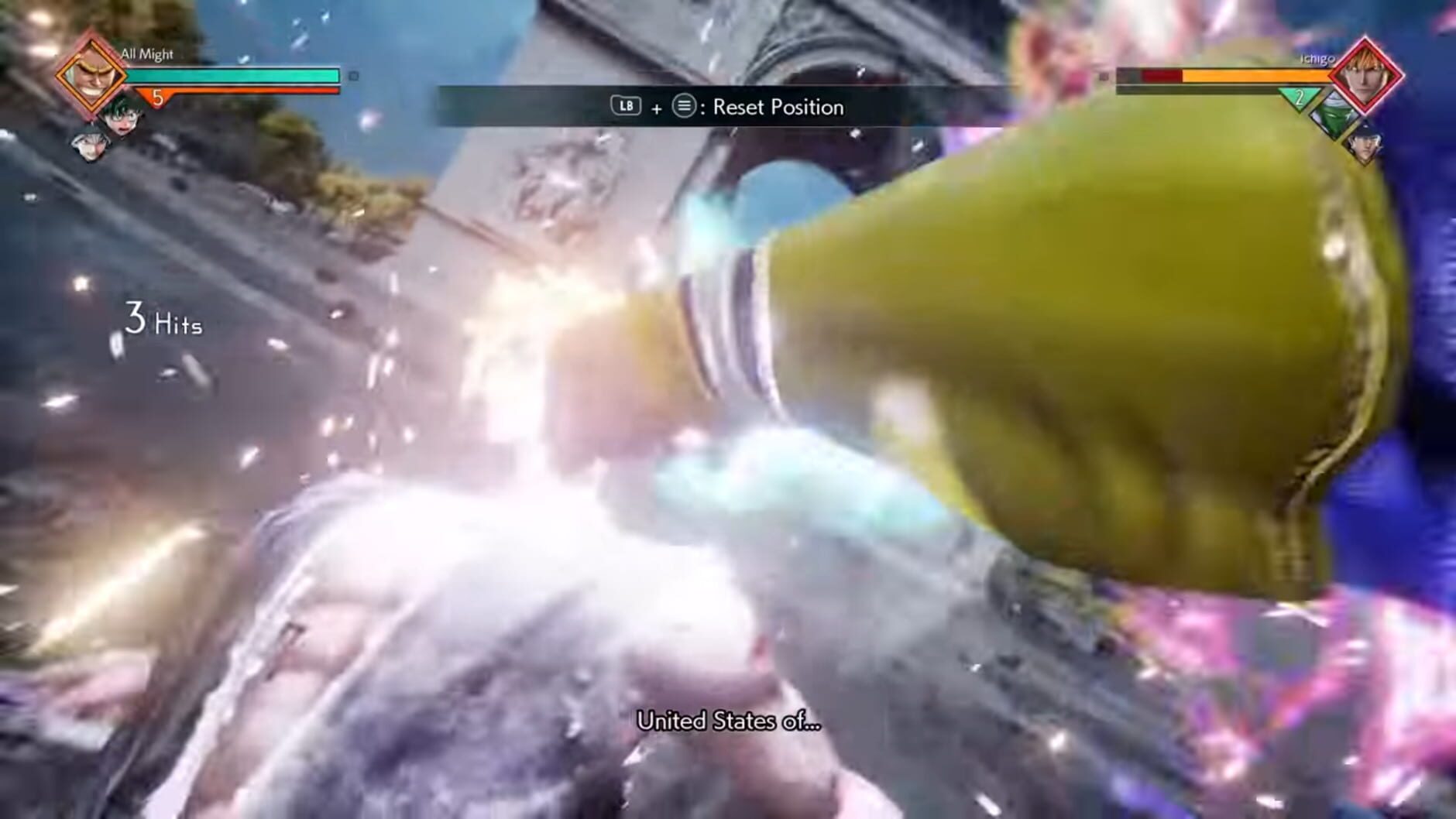 Screenshot for Jump Force: Character Pack 3 - All Might