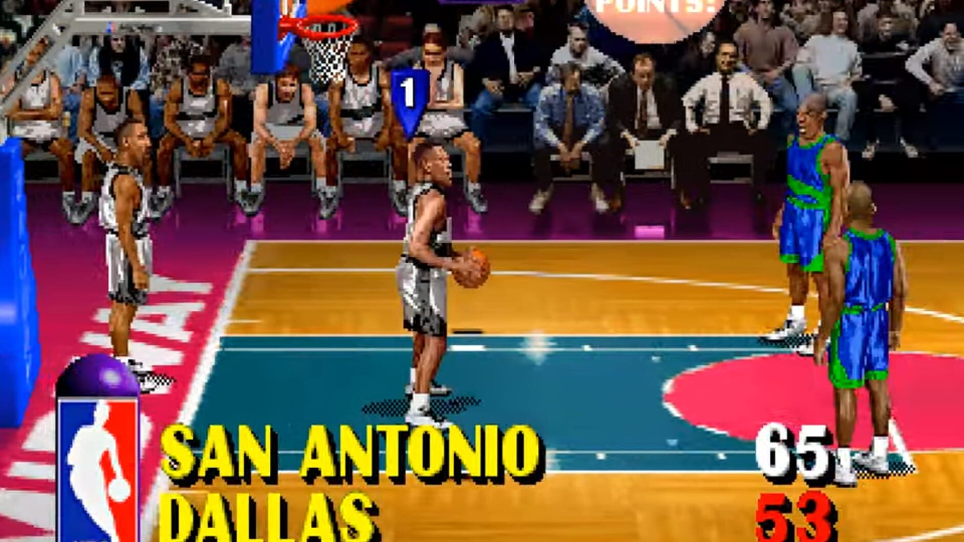 Screenshot for NBA Hangtime