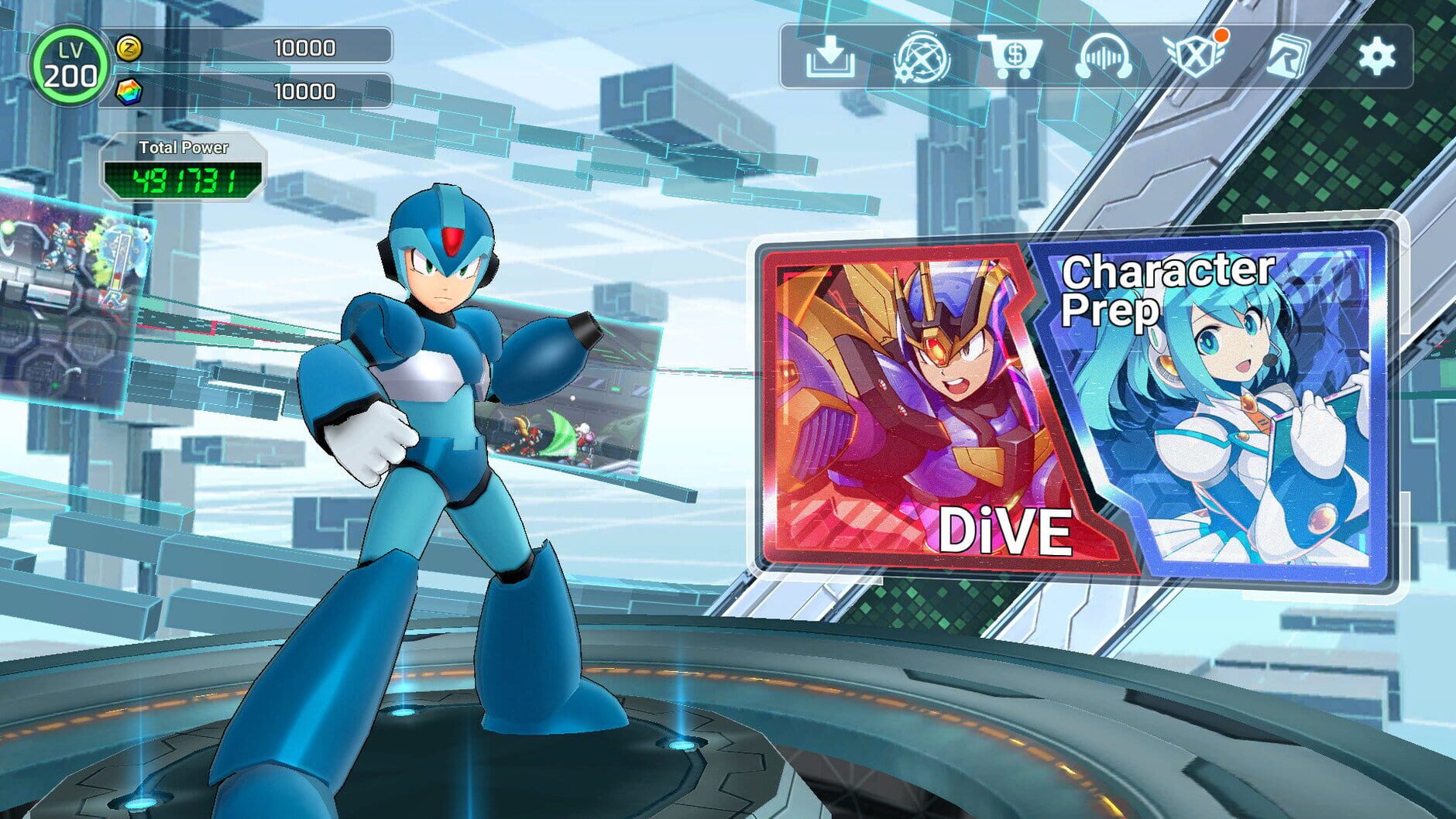 Screenshot for Mega Man X Dive Offline
