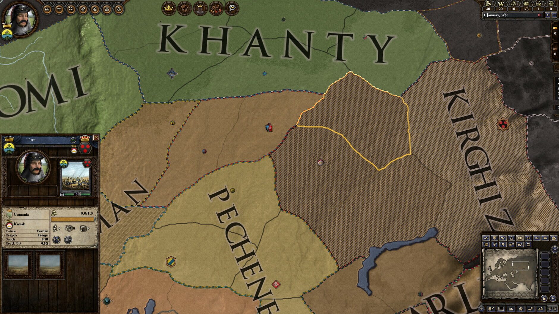 Screenshot for Crusader Kings II: Horse Lords Content Pack