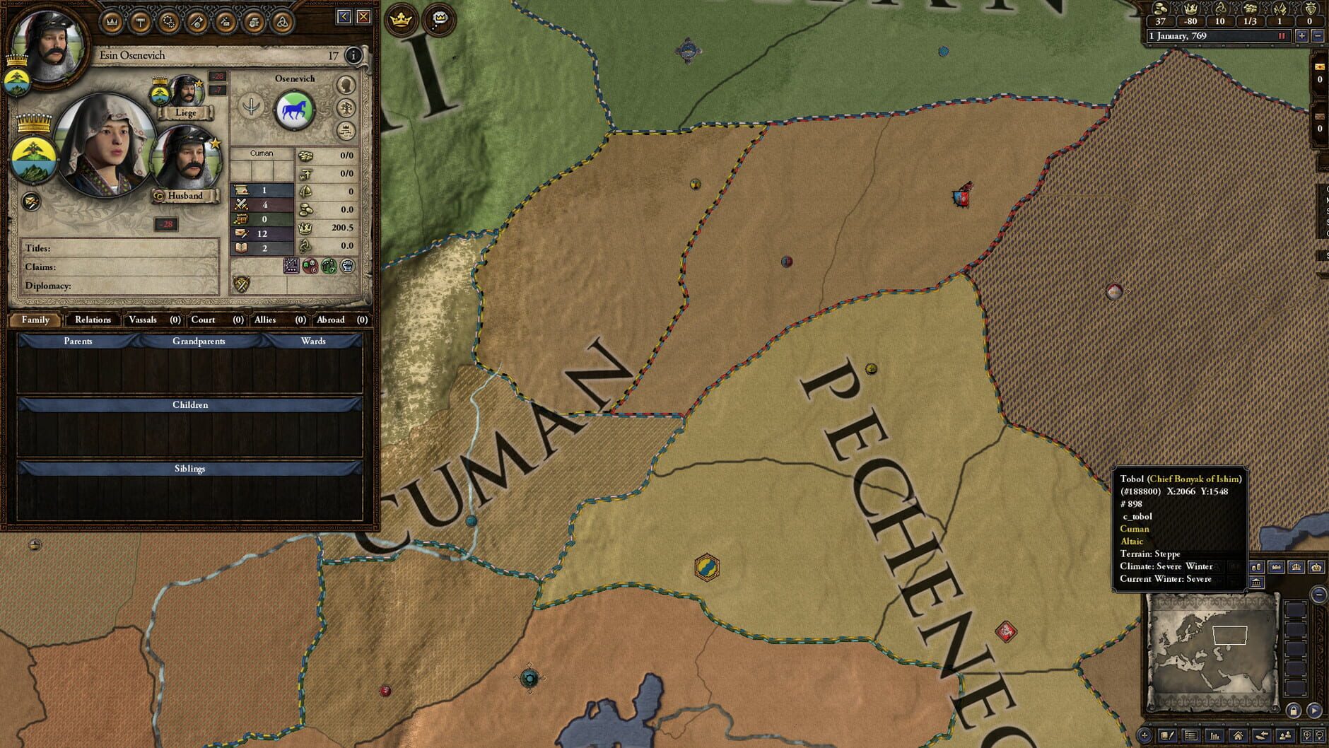 Screenshot for Crusader Kings II: Horse Lords Content Pack