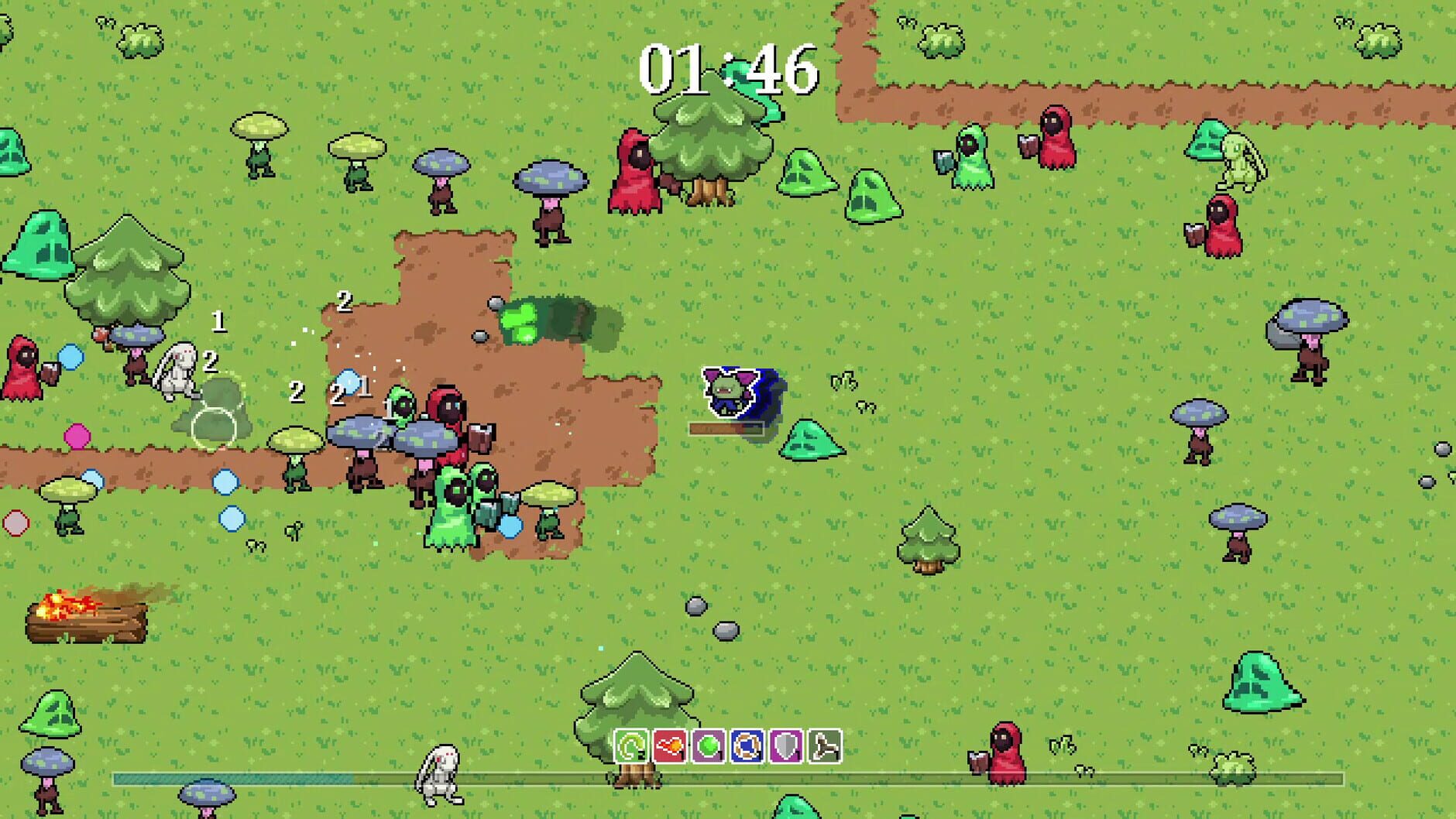 Screenshot for Whispike Survivors: Sword of the Necromancer
