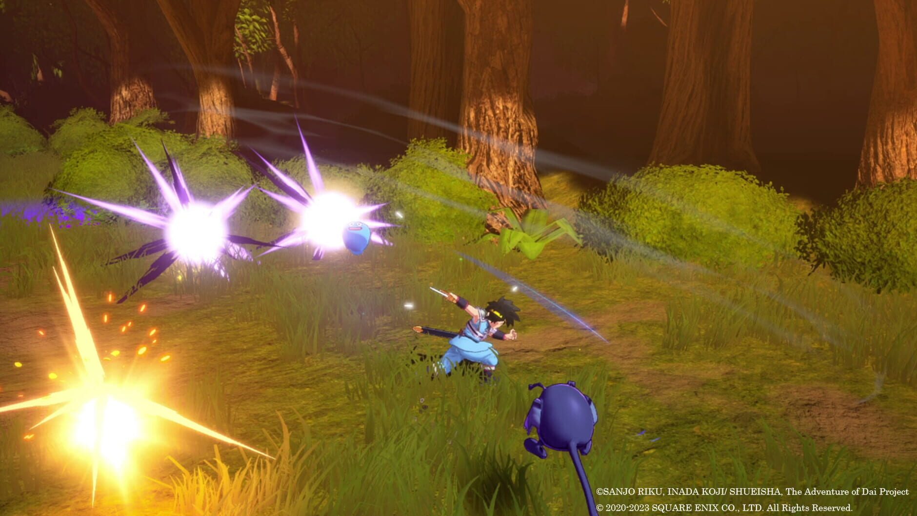 Screenshot for Infinity Strash: Dragon Quest - The Adventure of Dai