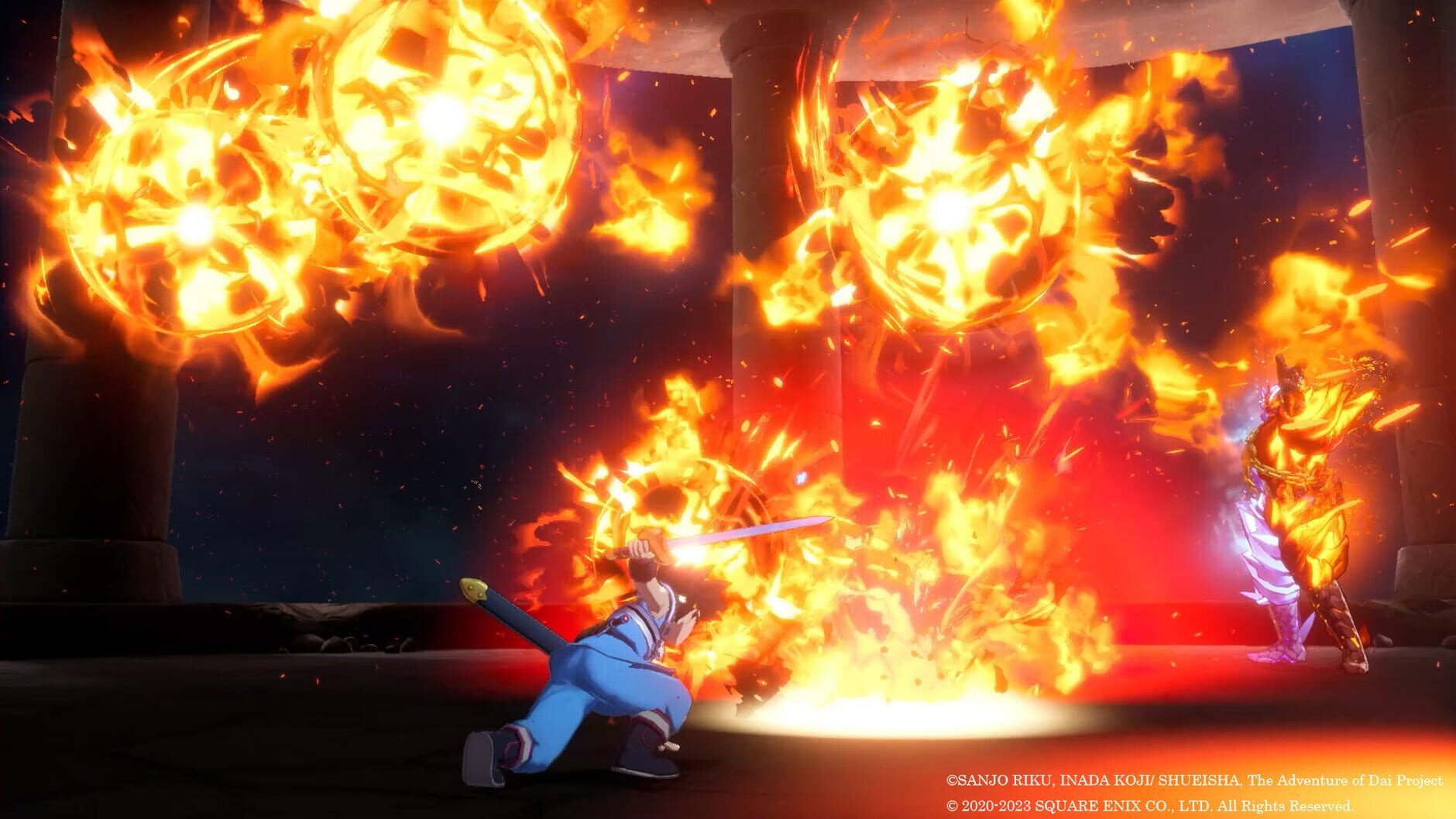 Screenshot for Infinity Strash: Dragon Quest - The Adventure of Dai