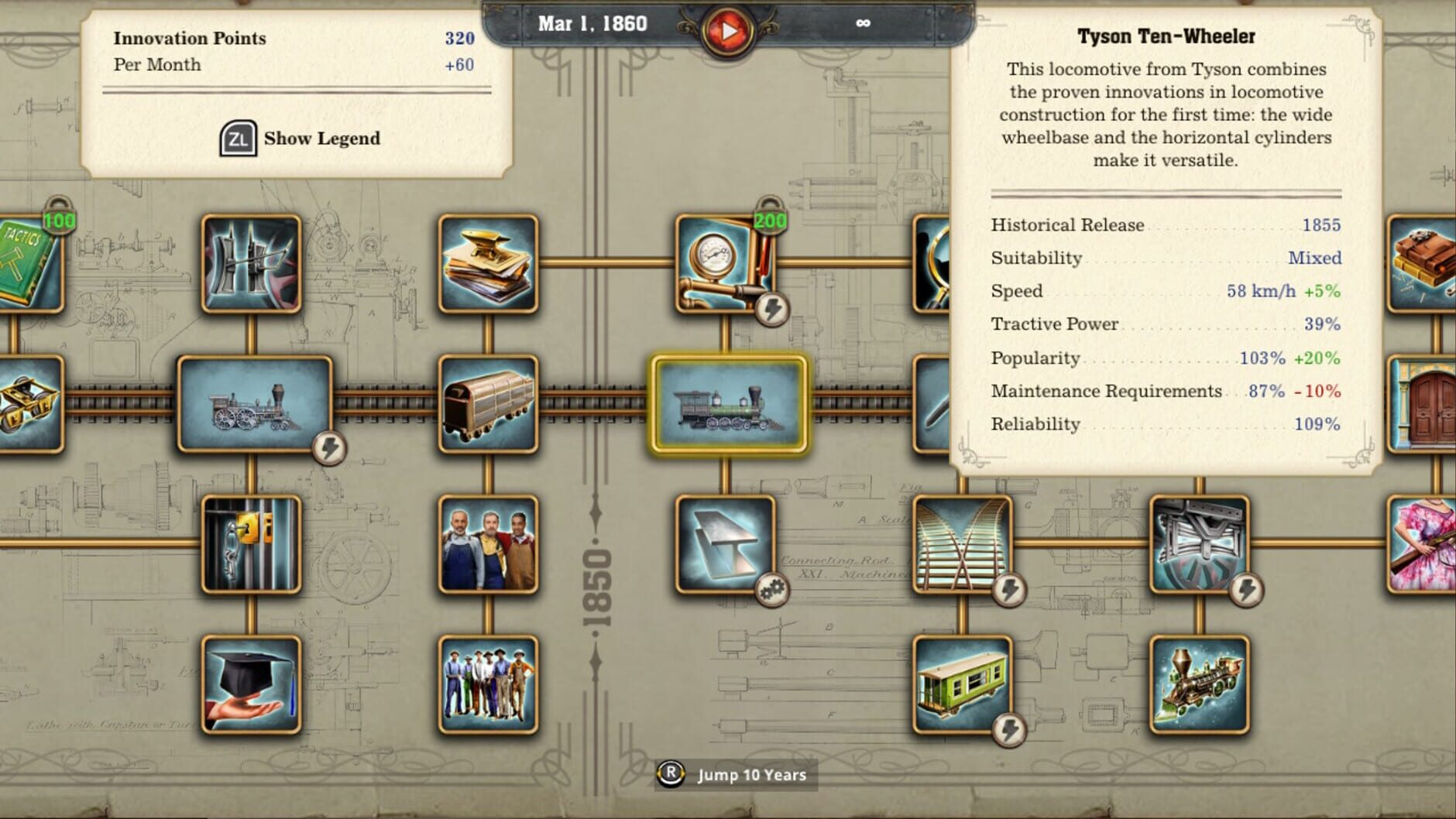Screenshot for Railway Empire 2: Nintendo Switch Edition