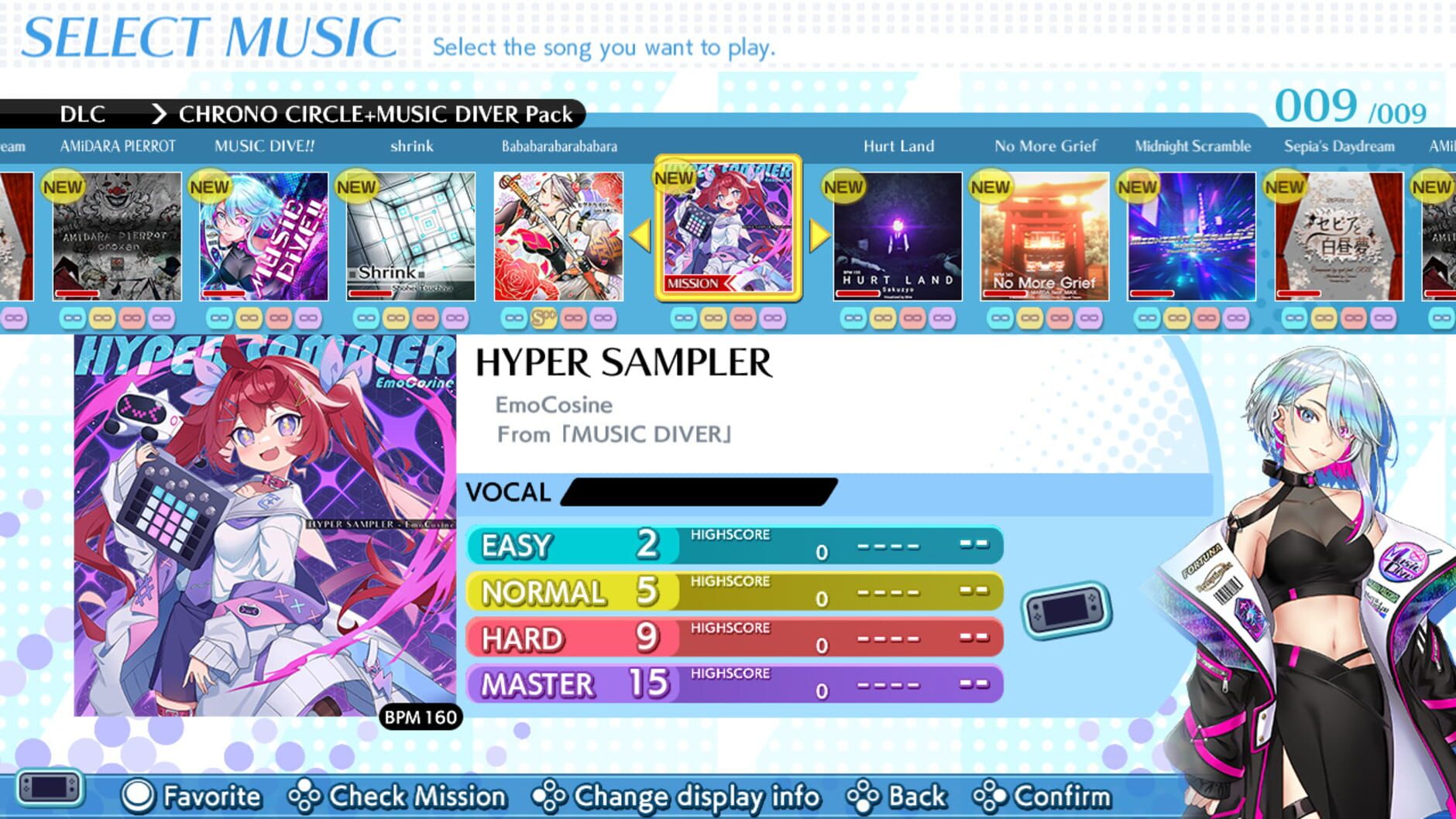Screenshot for Groove Coaster: Wai Wai Party!!!! - Chrono Circle + Music Diver Pack