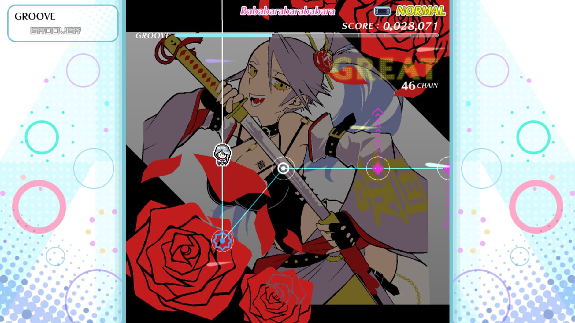 Screenshot for Groove Coaster: Wai Wai Party!!!! - Chrono Circle + Music Diver Pack