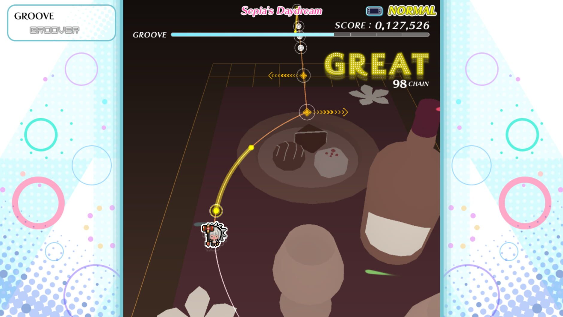 Screenshot for Groove Coaster: Wai Wai Party!!!! - Chrono Circle + Music Diver Pack