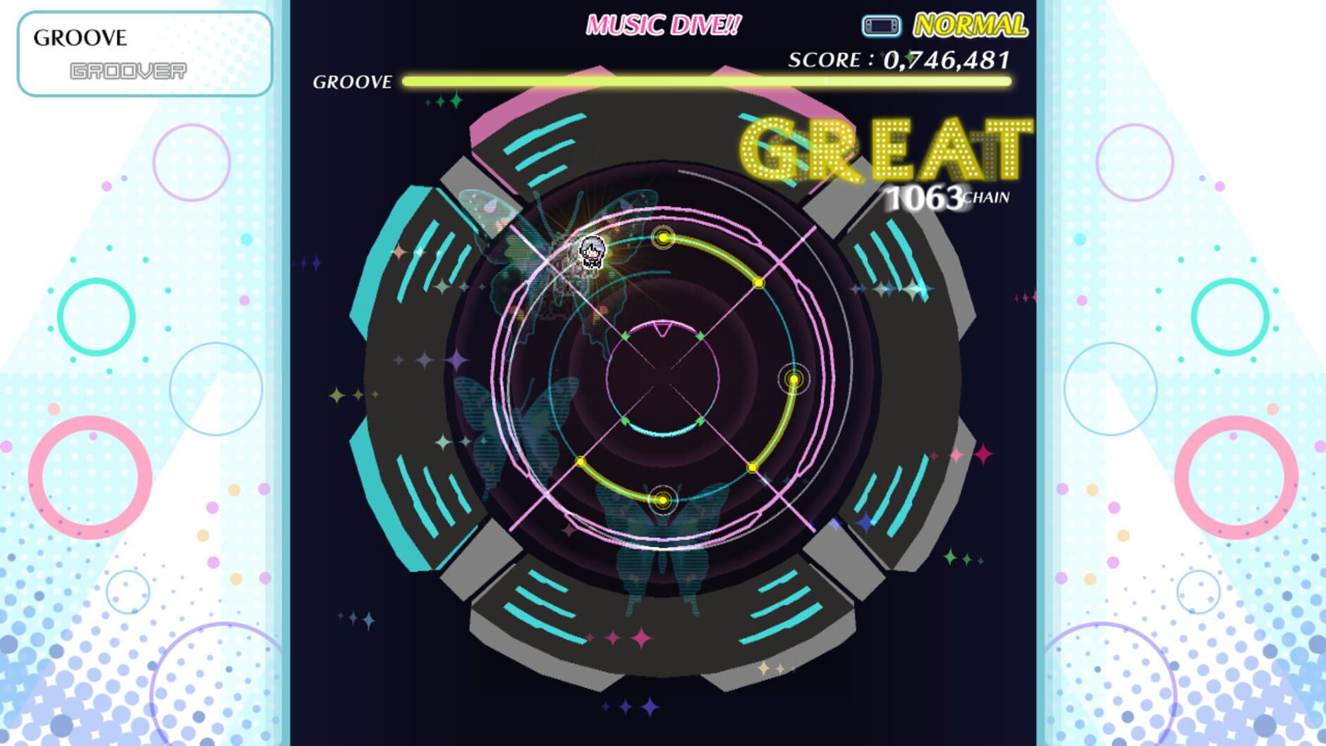 Screenshot for Groove Coaster: Wai Wai Party!!!! - Chrono Circle + Music Diver Pack