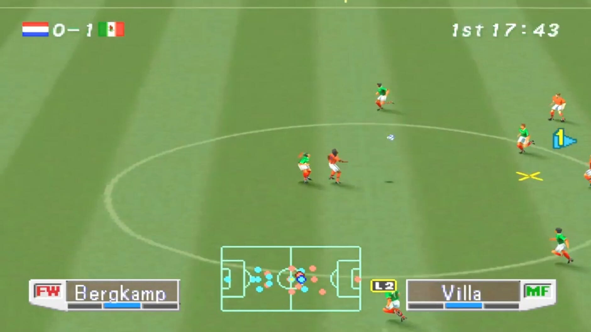 Screenshot for World Soccer Jikkyou Winning Eleven 3: Final Ver.