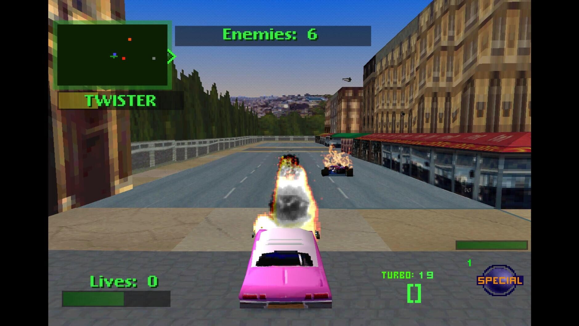 Screenshot for Twisted Metal 2