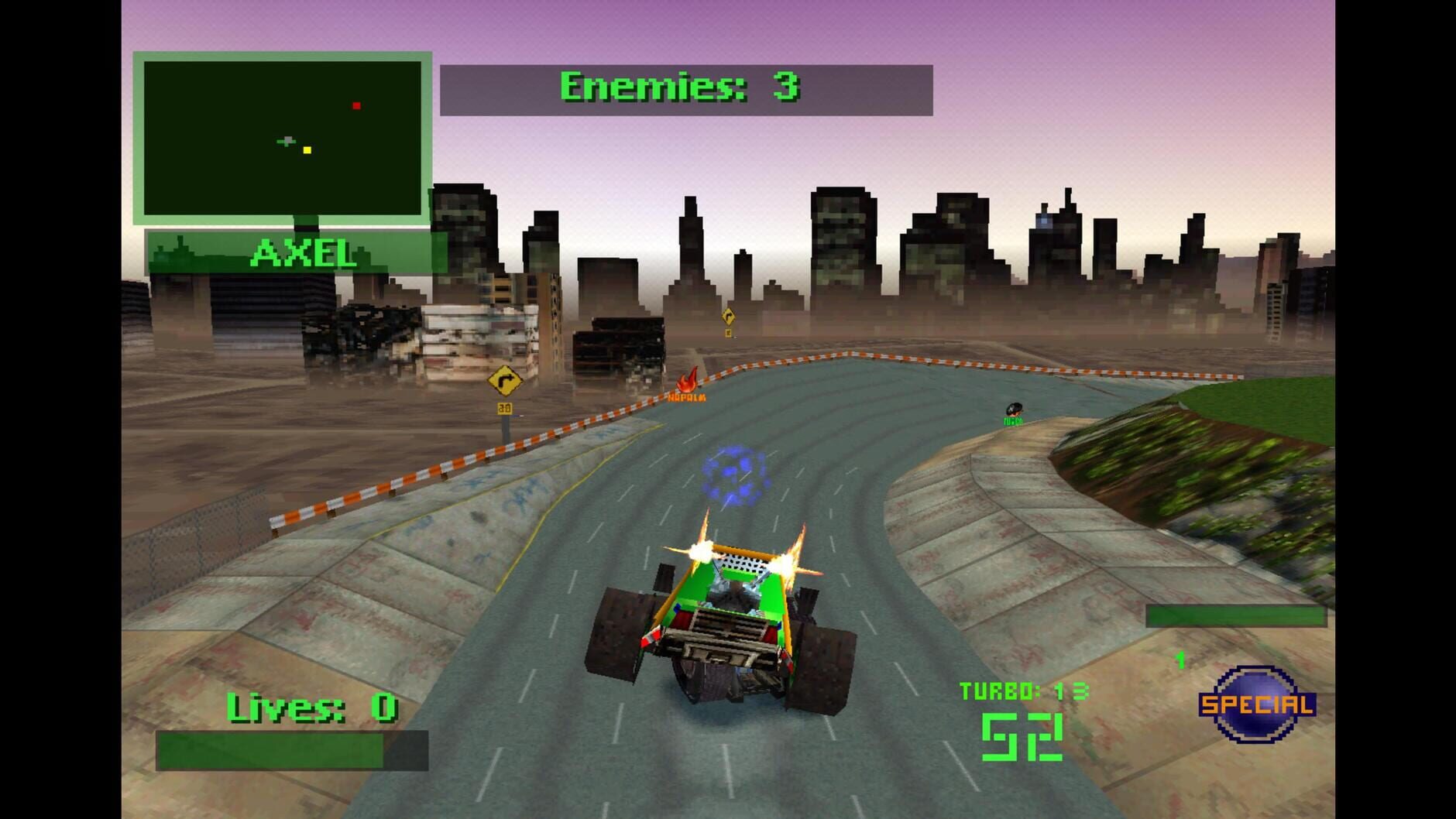 Screenshot for Twisted Metal 2