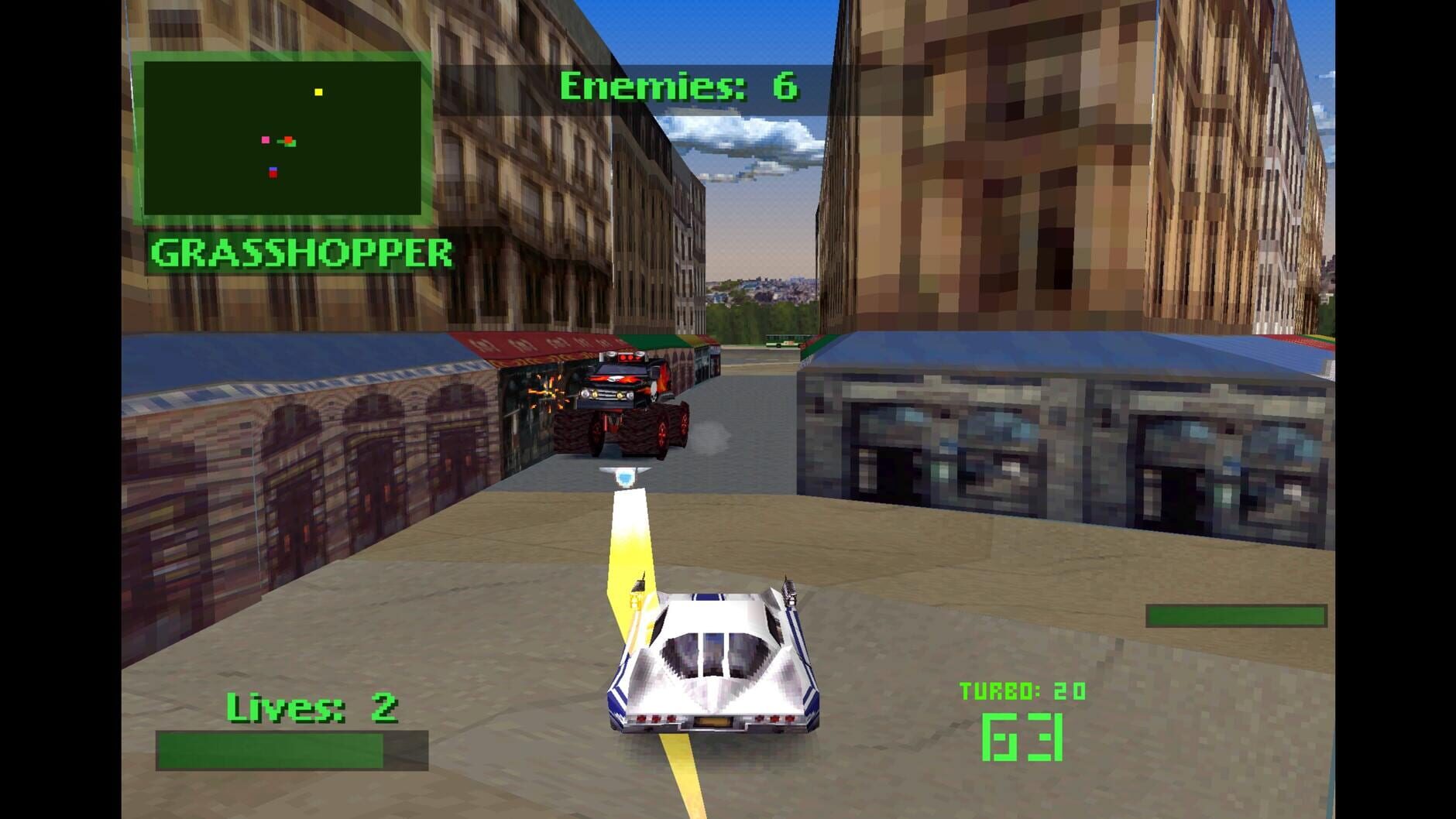 Screenshot for Twisted Metal 2