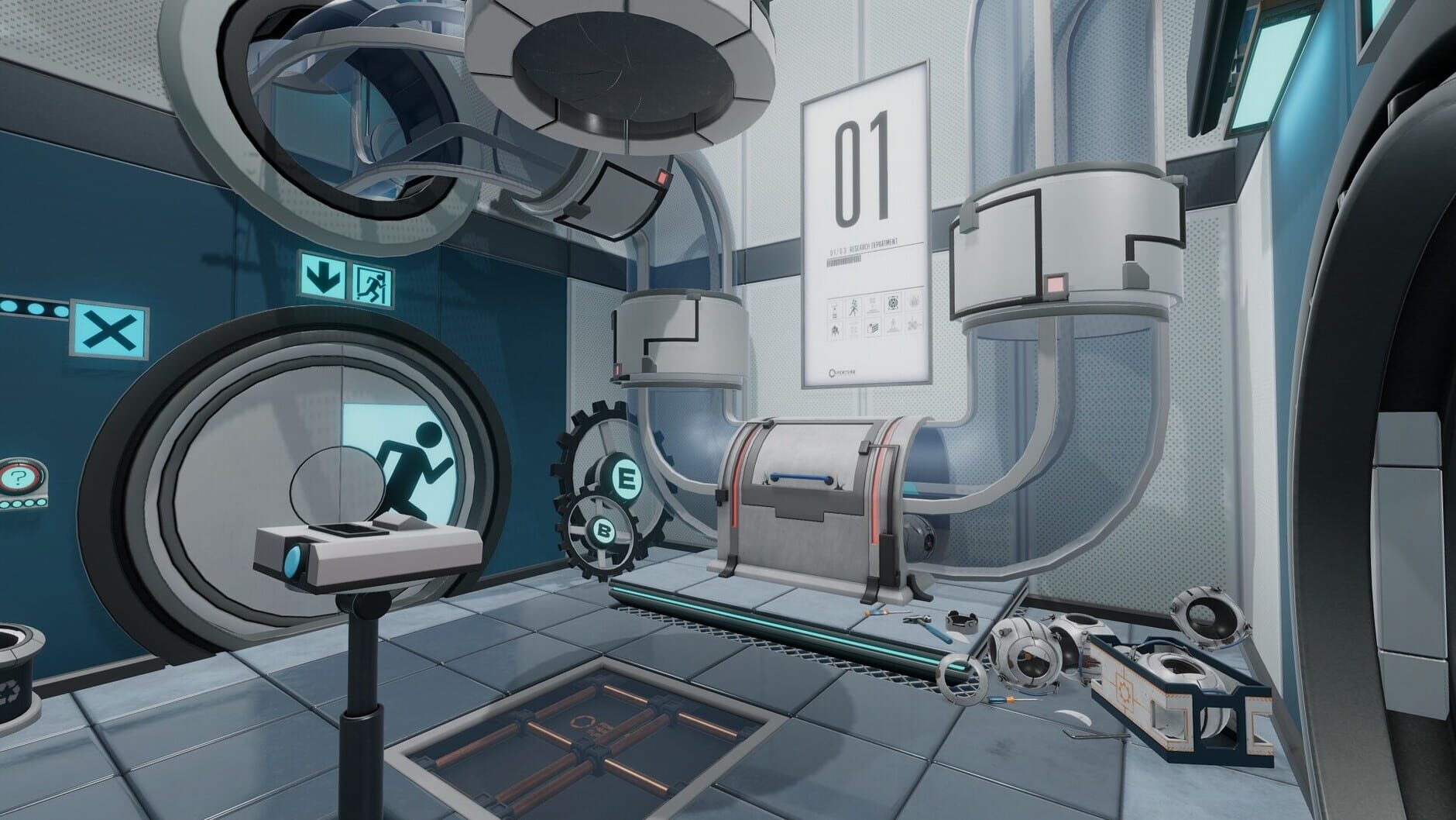 Screenshot for Escape Simulator: Portal Escape Chamber
