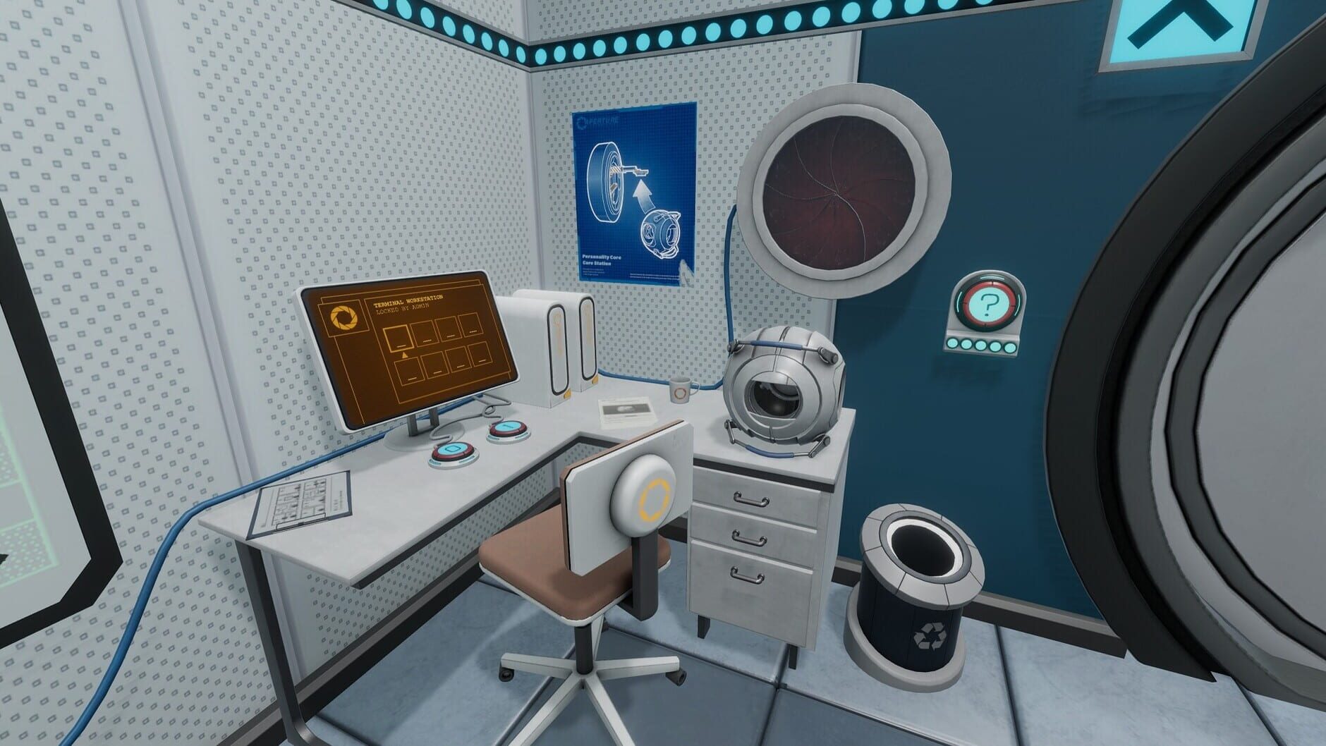 Screenshot for Escape Simulator: Portal Escape Chamber