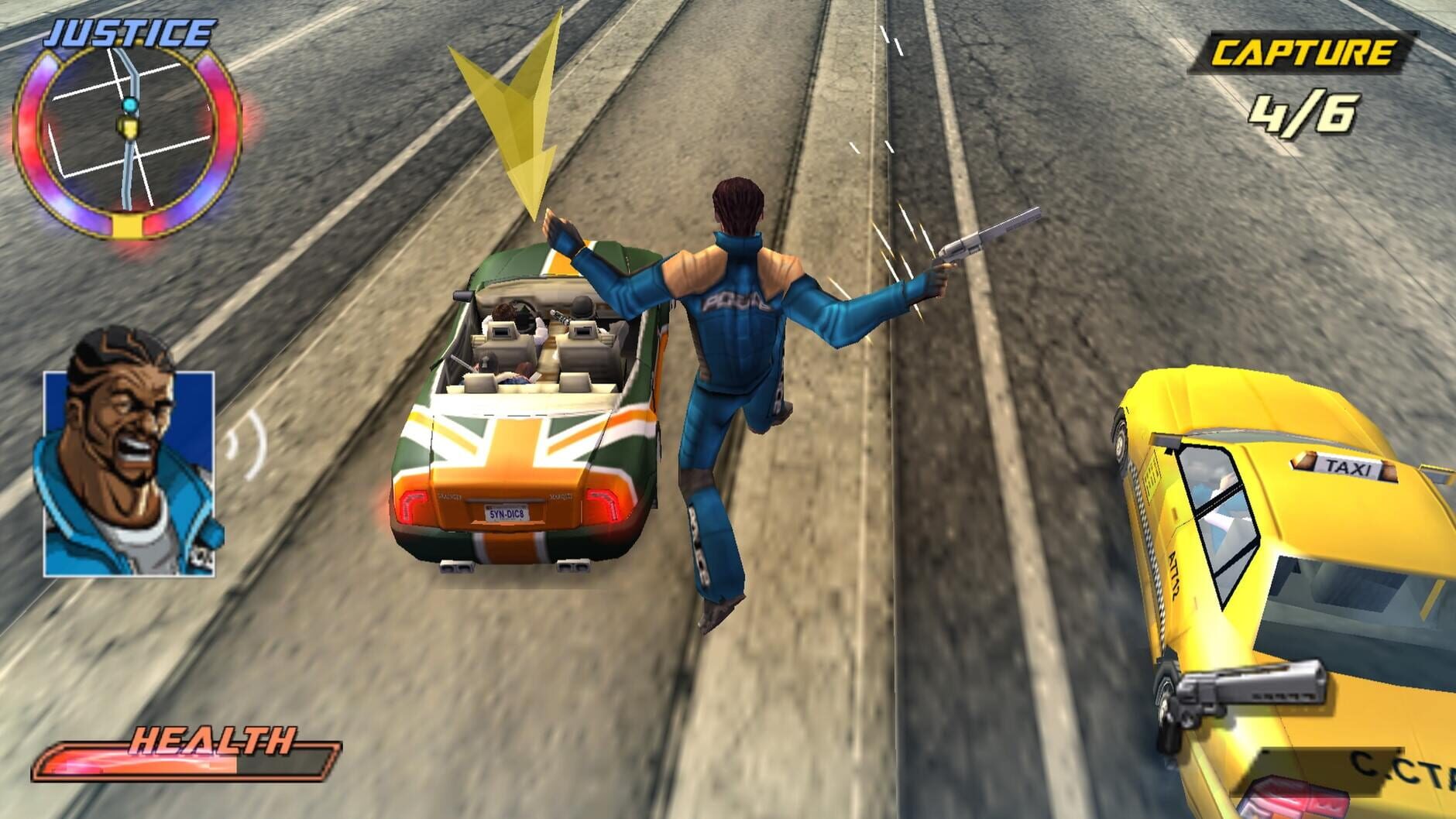 Screenshot for Pursuit Force: Extreme Justice
