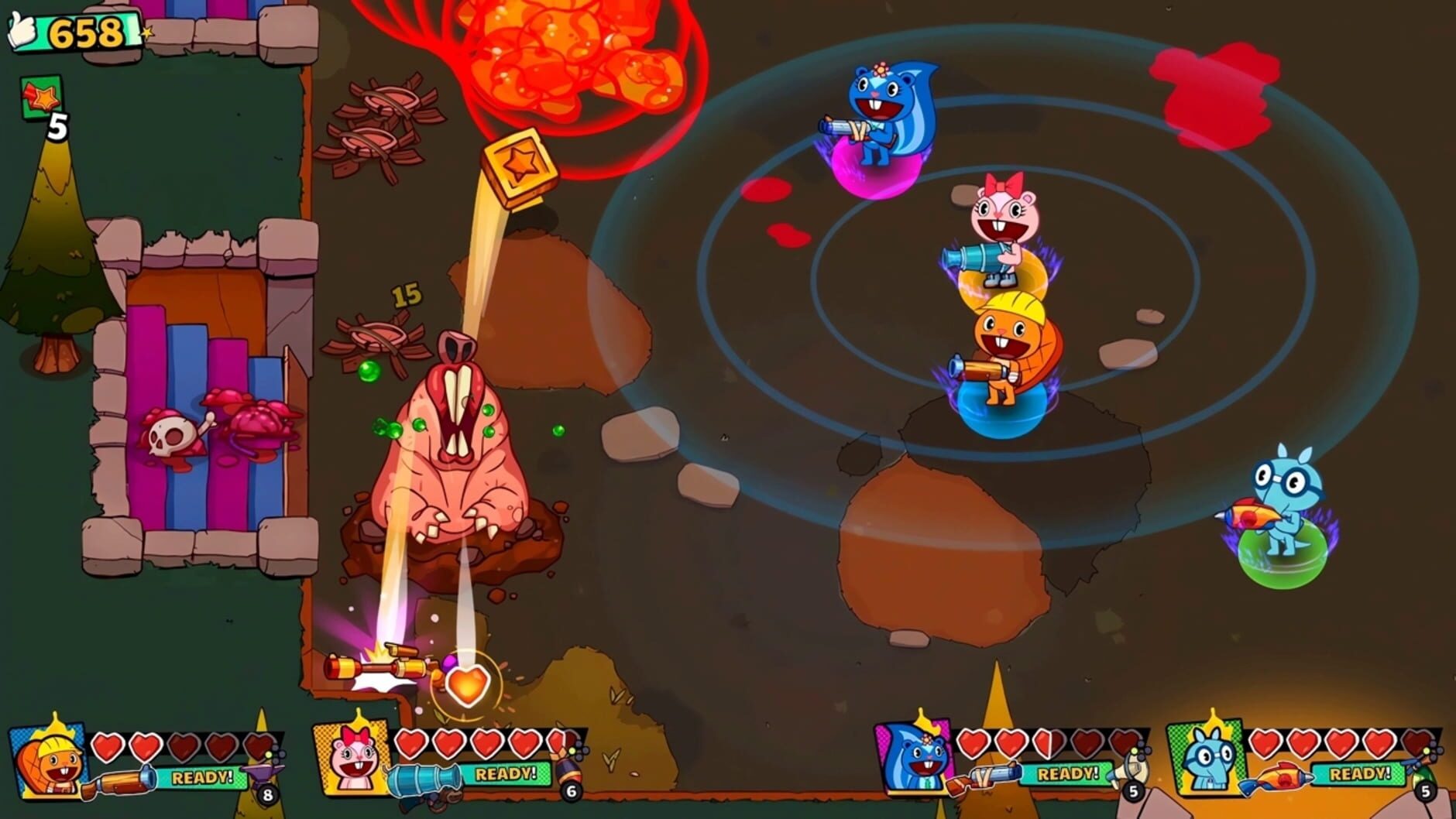 Screenshot for The Crackpet Show: Happy Tree Friends Edition