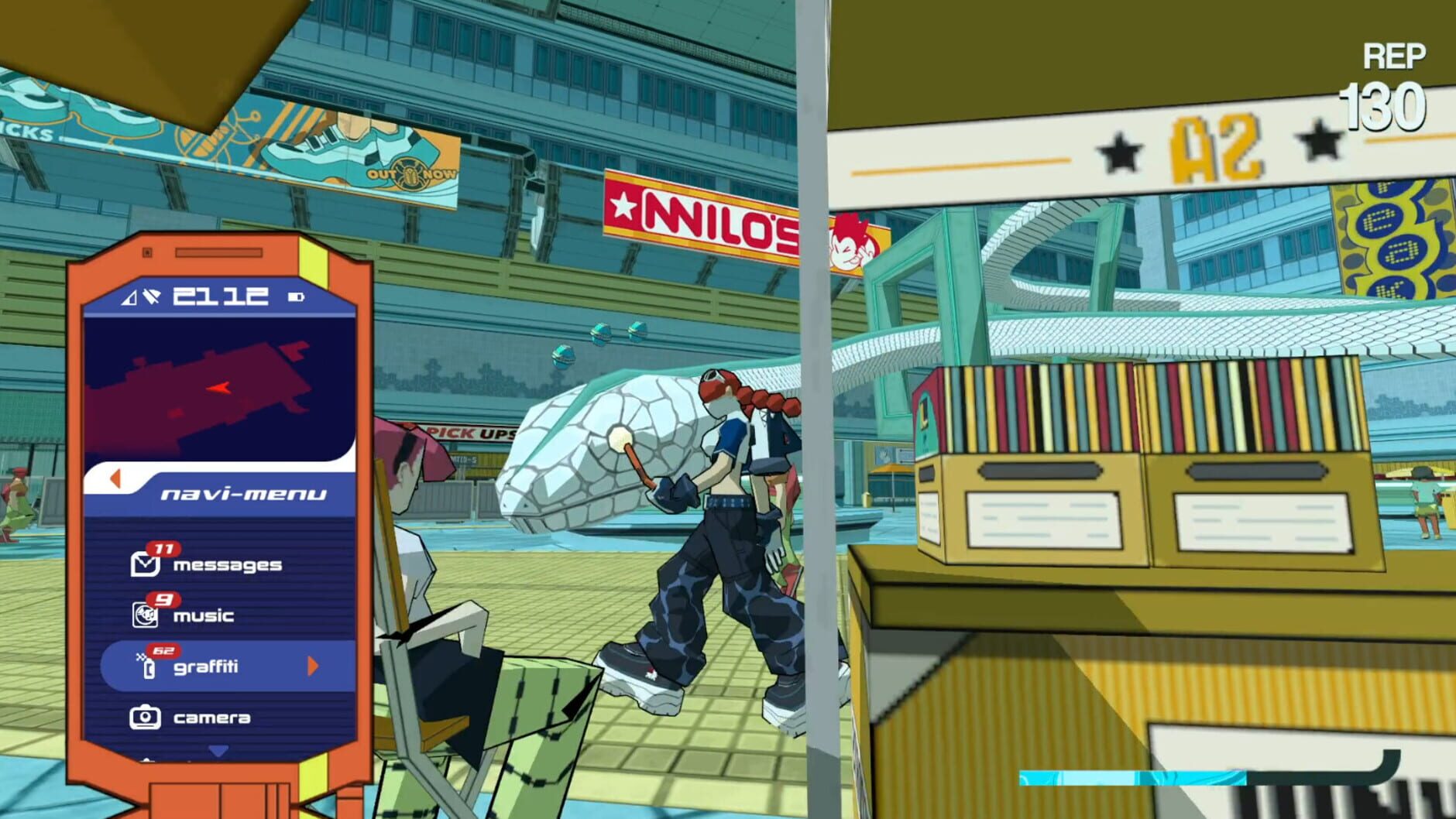 Screenshot for Bomb Rush Cyberfunk: Base & Jay