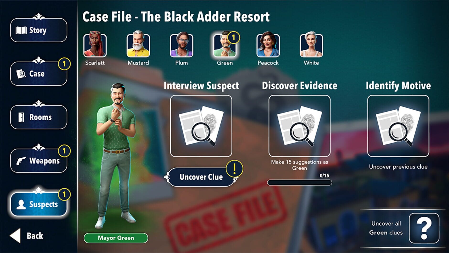 Screenshot for Clue/Cluedo: Black Adder Resort Bundle