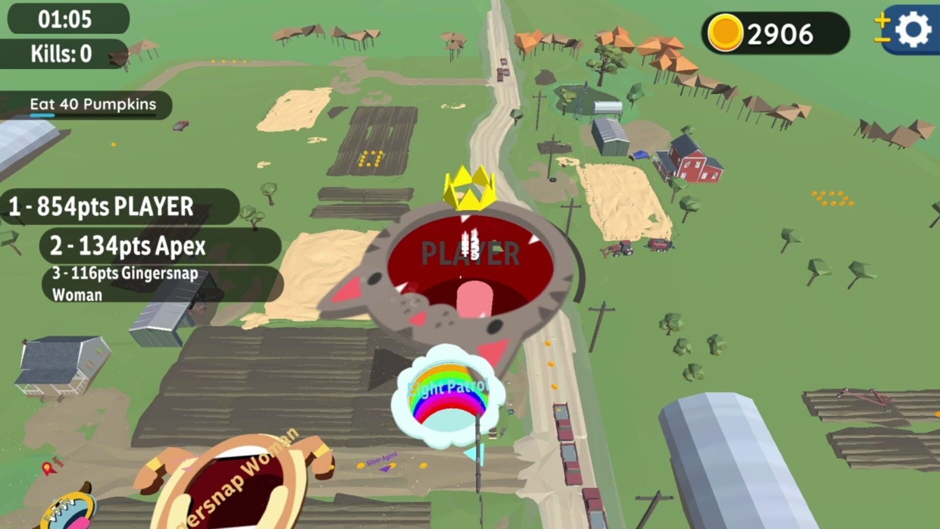 Screenshot for Hole io: Animals DLC