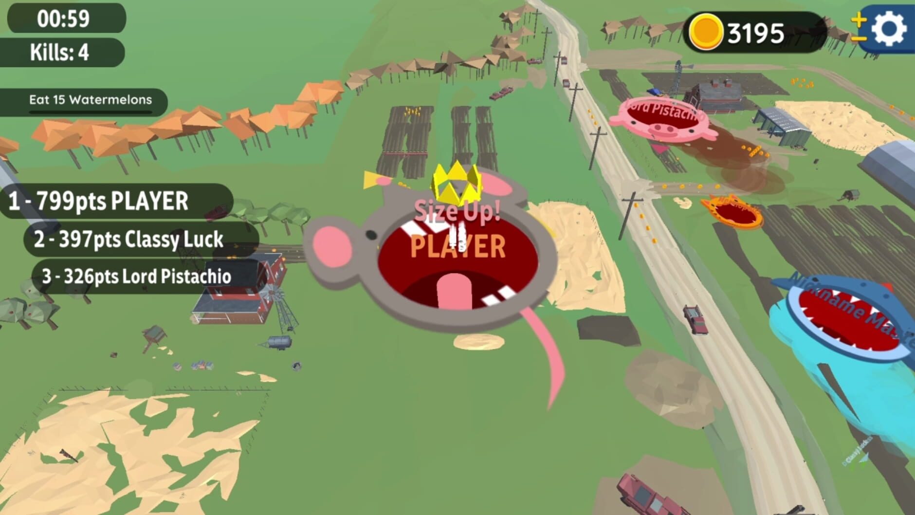 Screenshot for Hole io: Animals DLC
