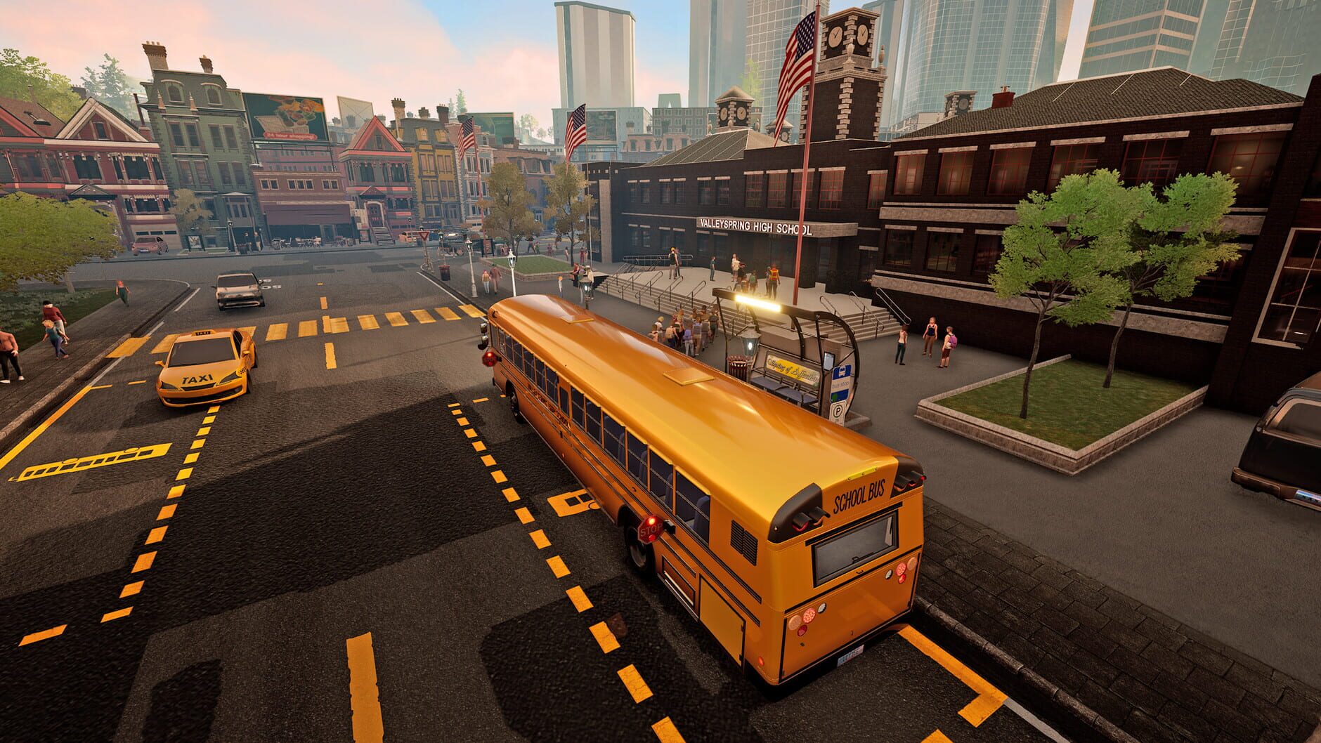 Screenshot for Bus Simulator 21: Next Stop - Official School Bus Extension