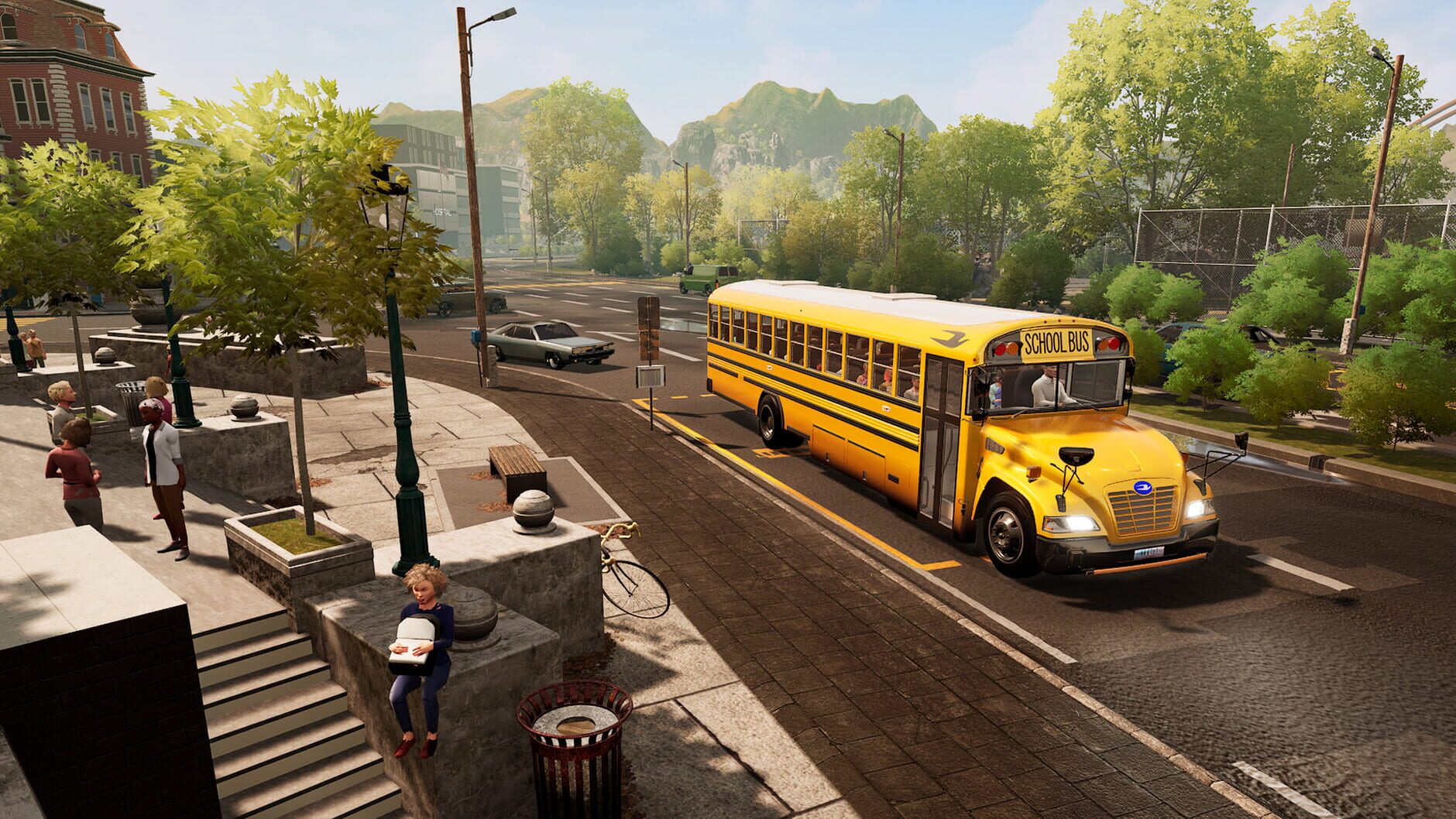 Screenshot for Bus Simulator 21: Next Stop - Official School Bus Extension