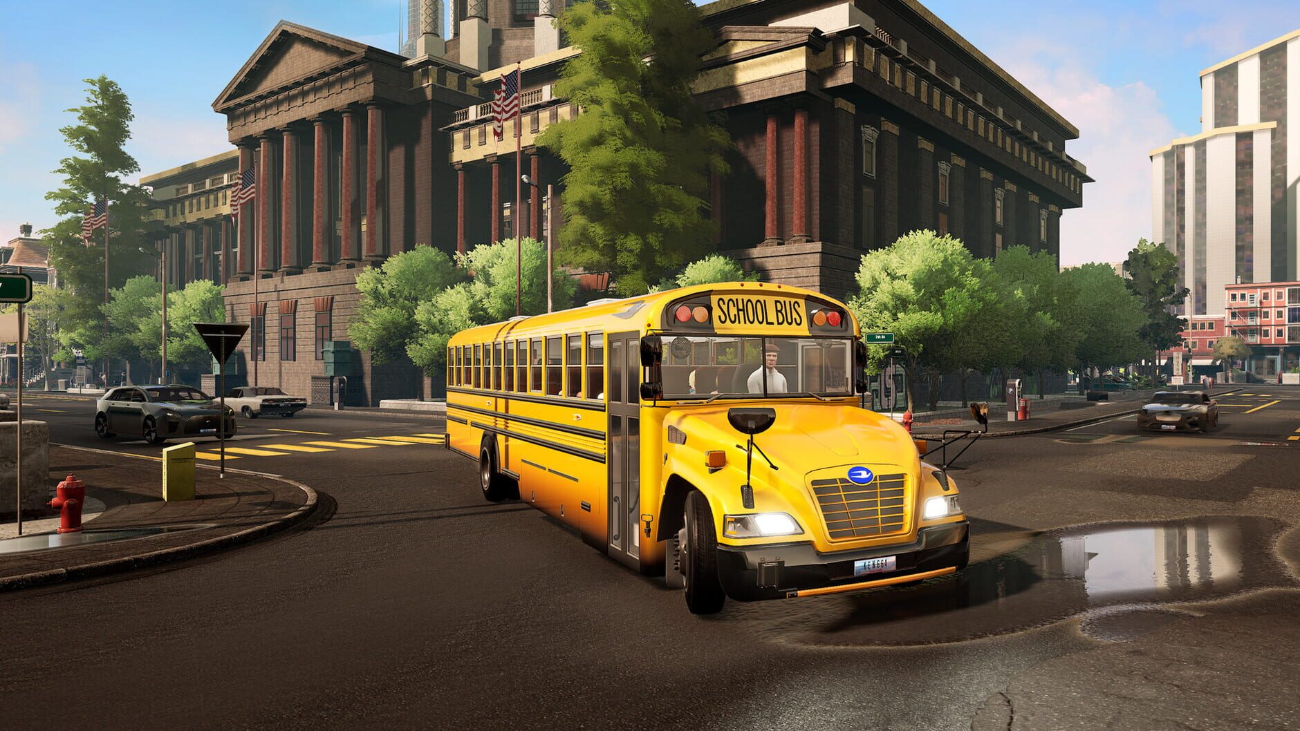 Screenshot for Bus Simulator 21: Next Stop - Official School Bus Extension