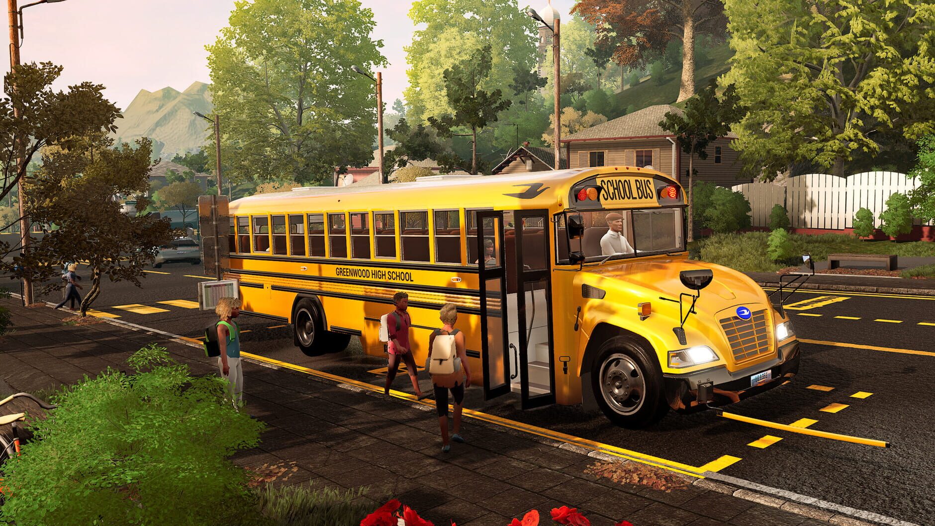 Screenshot for Bus Simulator 21: Next Stop - Official School Bus Extension
