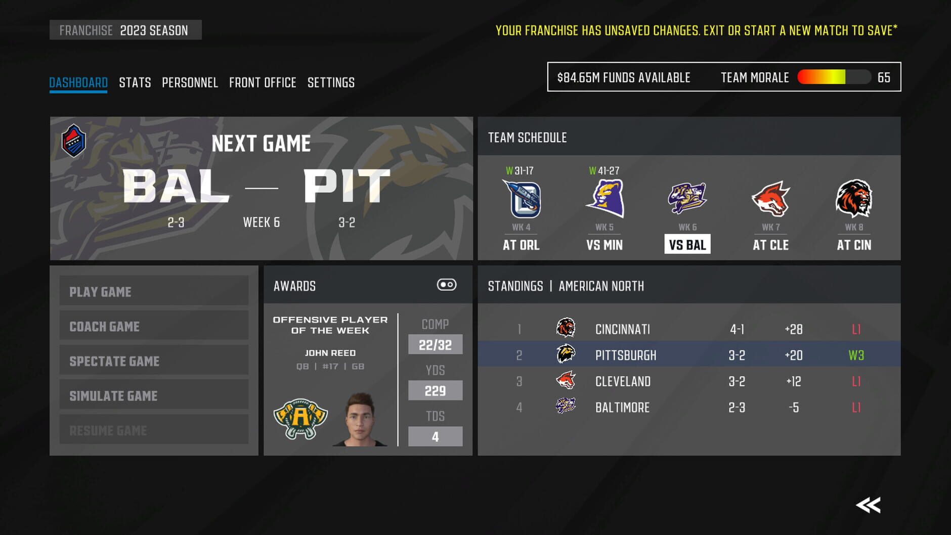 Screenshot for Axis Football 2024