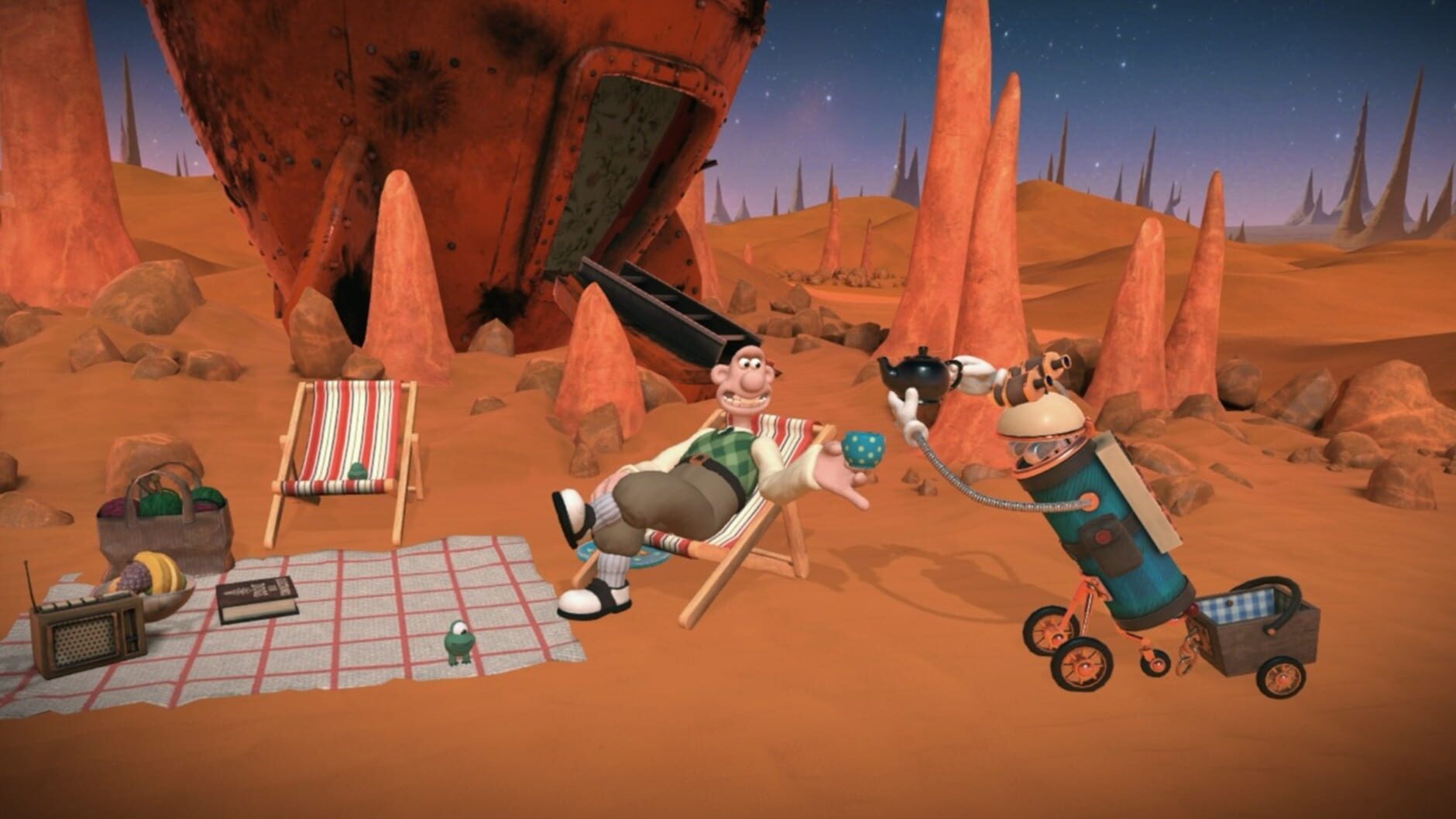 Screenshot for Wallace & Gromit: The Grand Getaway