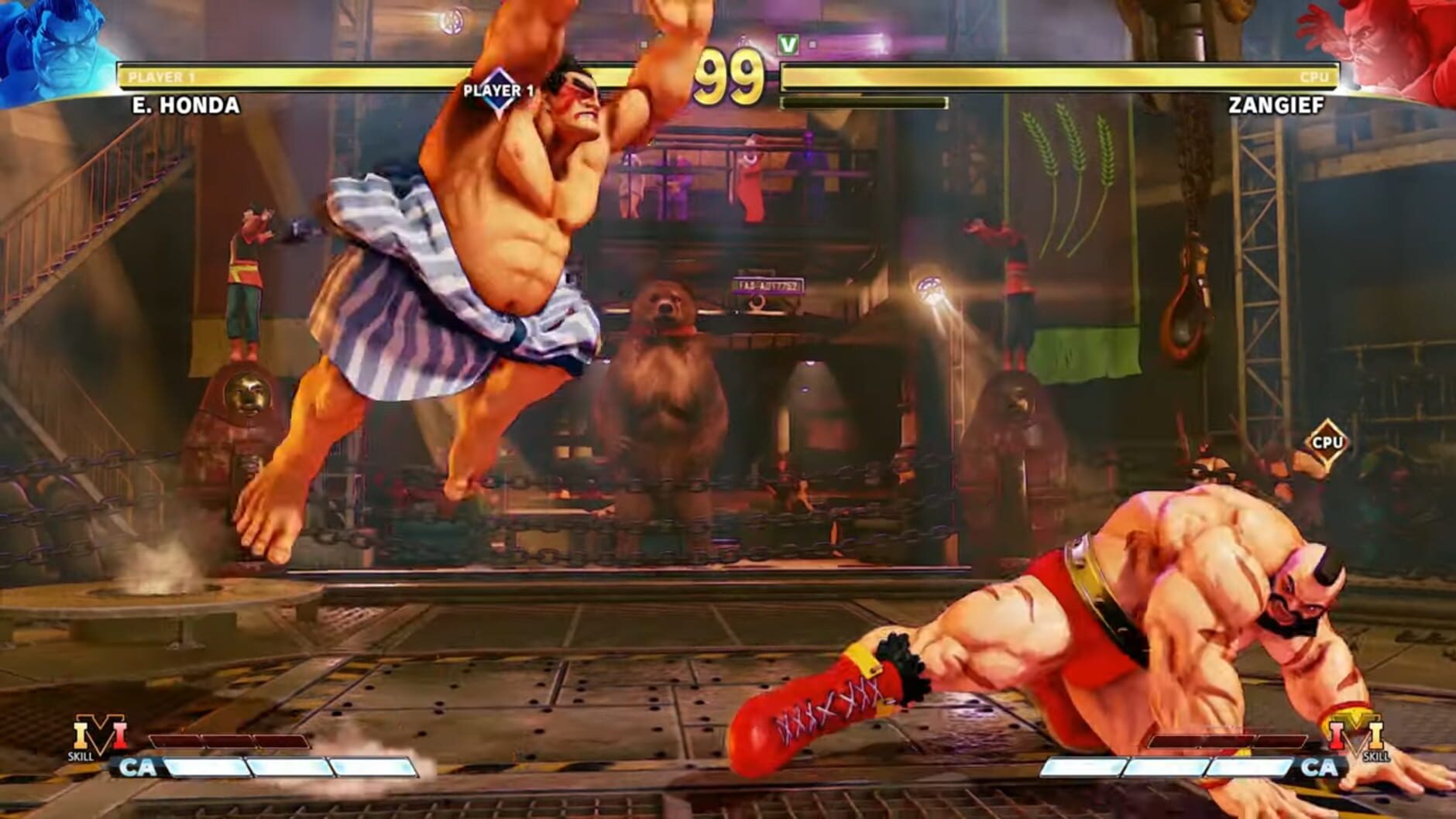 Screenshot for Street Fighter V: E.Honda