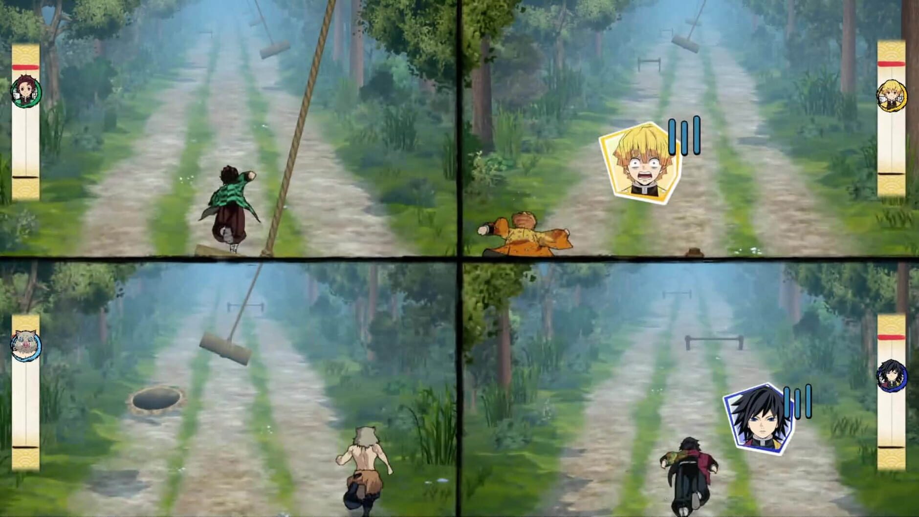 Screenshot for Demon Slayer: Kimetsu no Yaiba - Sweep the Board!