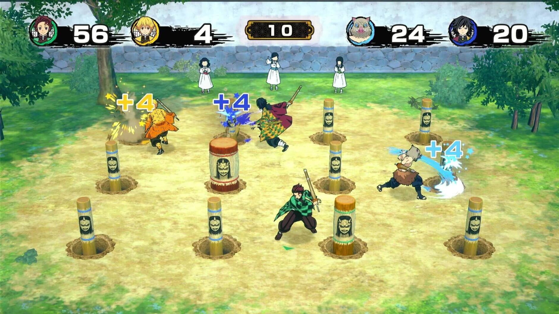 Screenshot for Demon Slayer: Kimetsu no Yaiba - Sweep the Board!