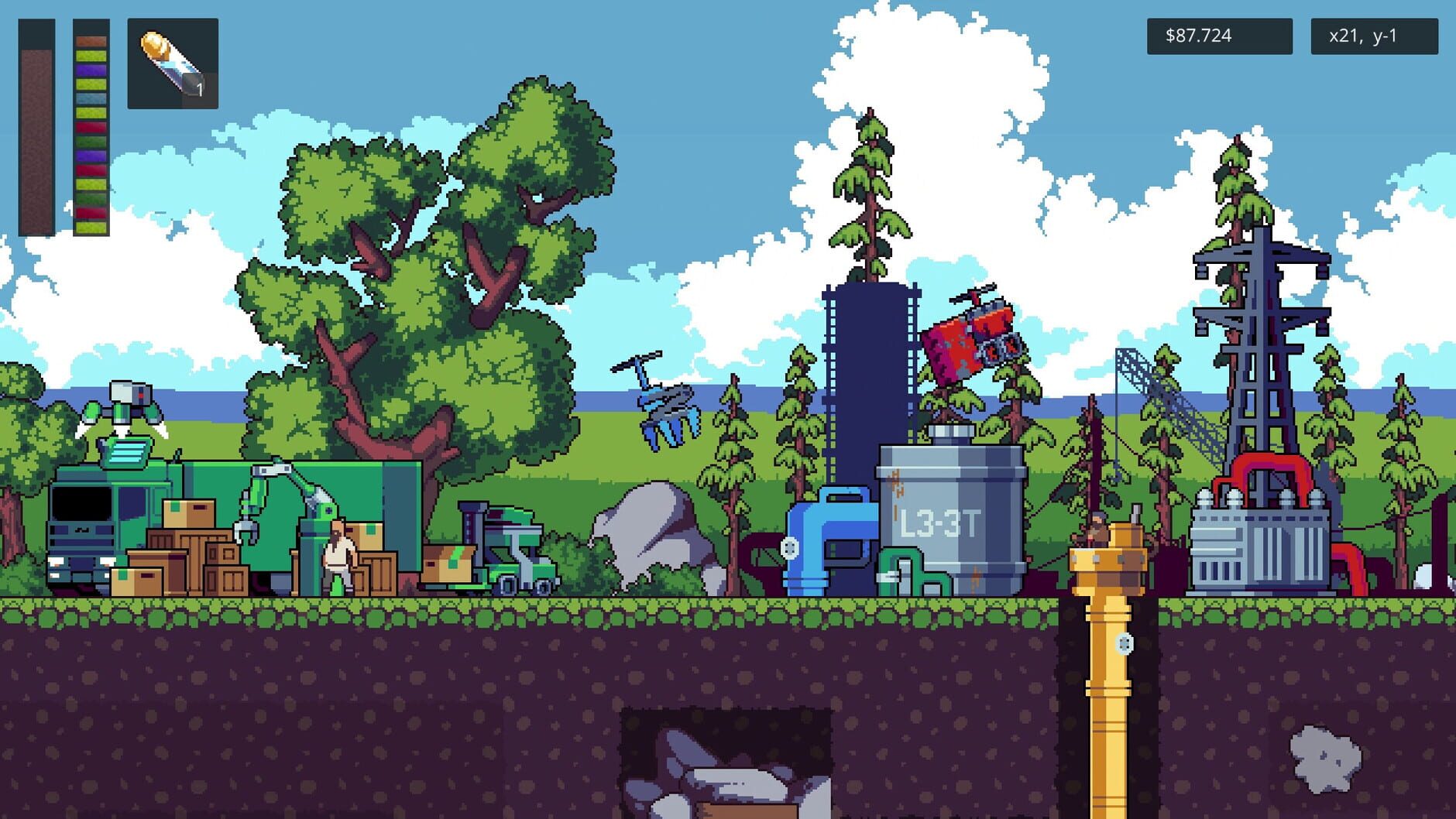 Screenshot for Mining Mechs
