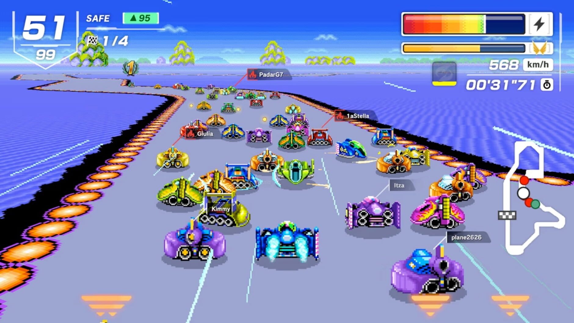 Screenshot for F-Zero 99