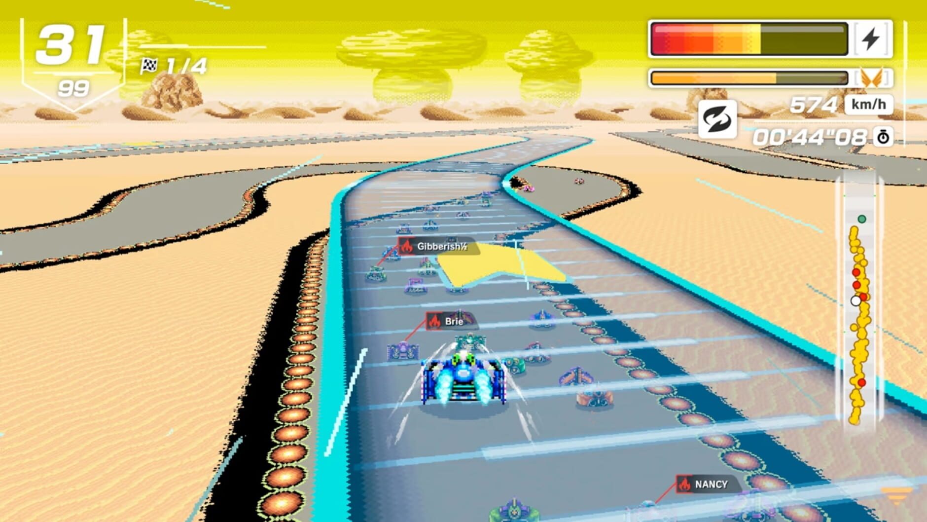 Screenshot for F-Zero 99
