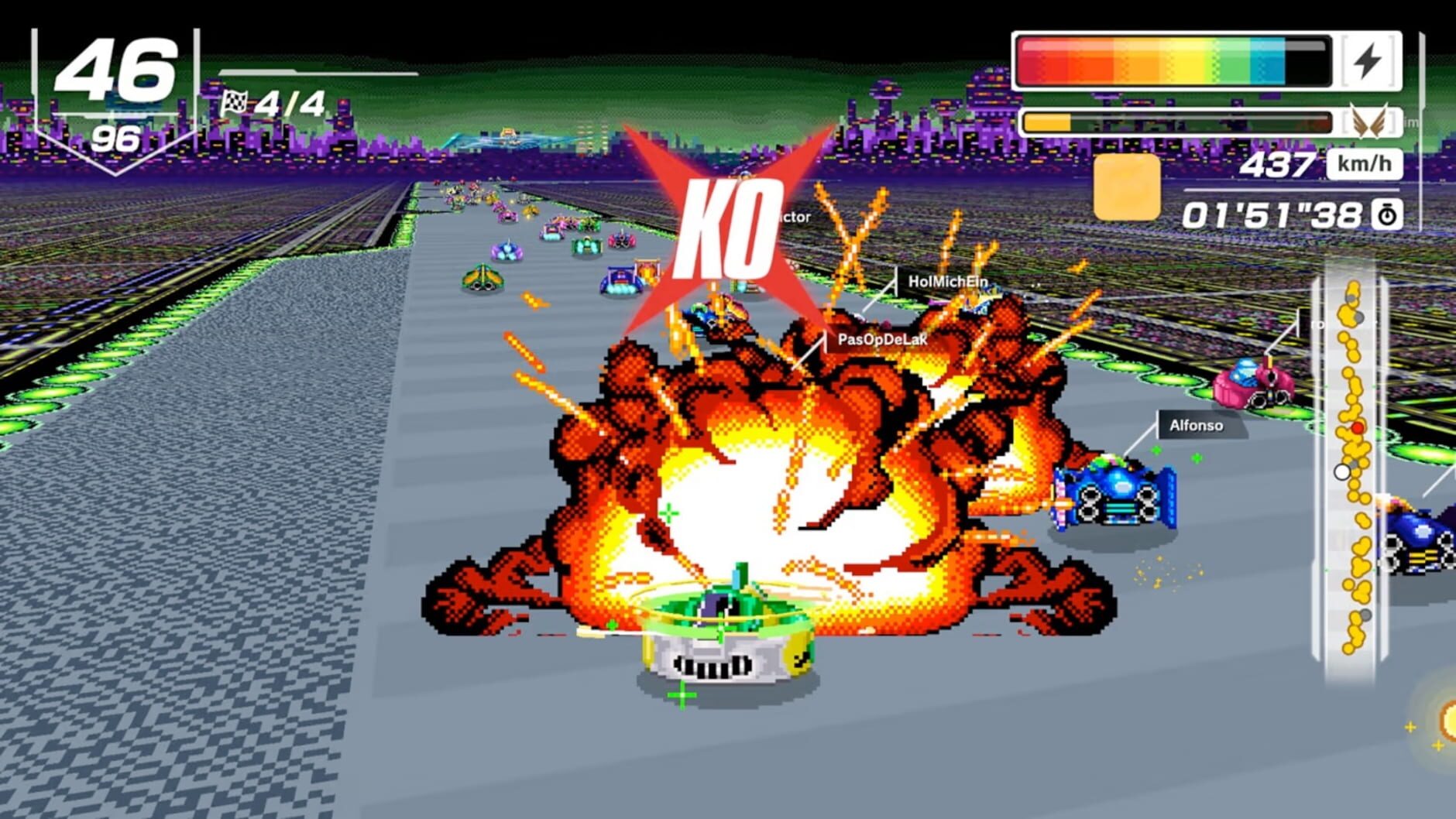 Screenshot for F-Zero 99